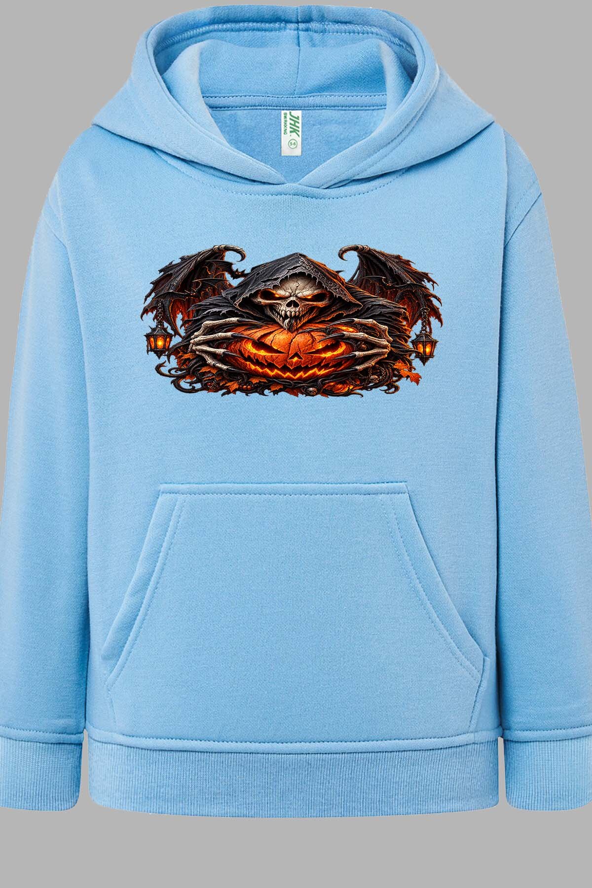 Grossiste I.A.L.D FRANCE - Skull fire halloween - Sweat Capuche Garçon