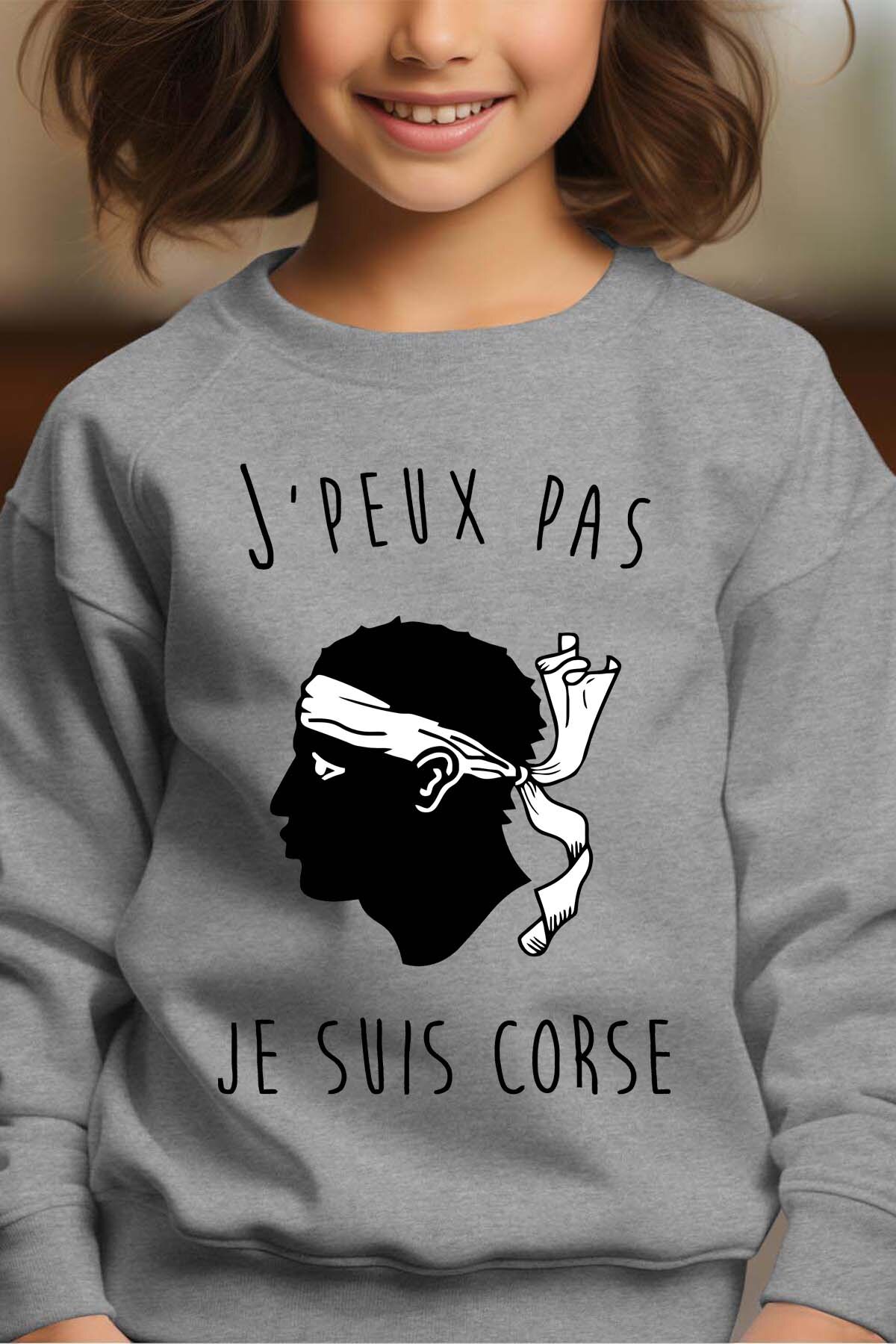 Großhändler I.A.L.D FRANCE - Kann nicht Korsika - Rundhals-Sweatshirt Mädchen