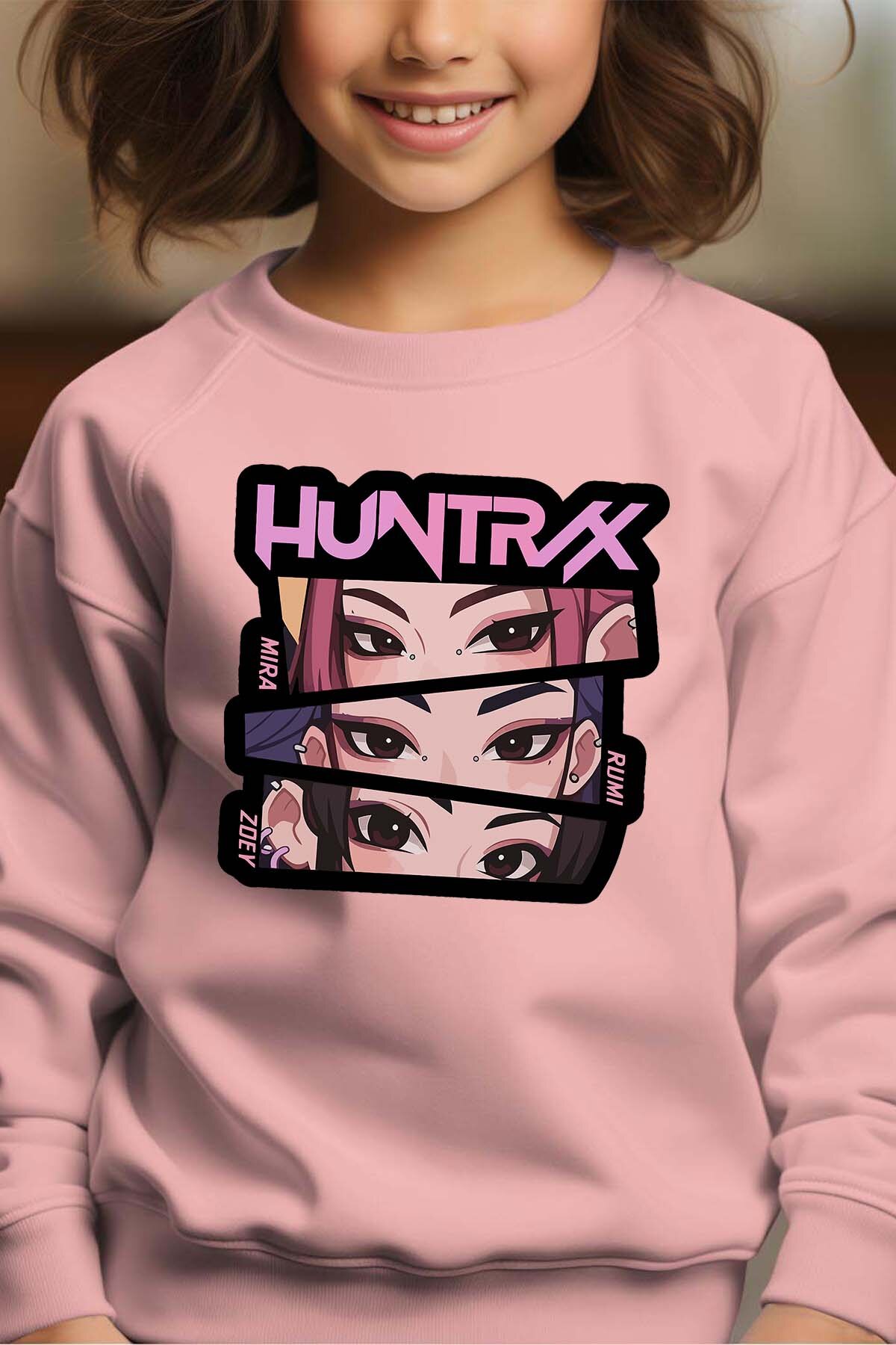 Mayorista I.A.L.D FRANCE - Eyes Huntrx - Sudadera con cuello redondo para niña