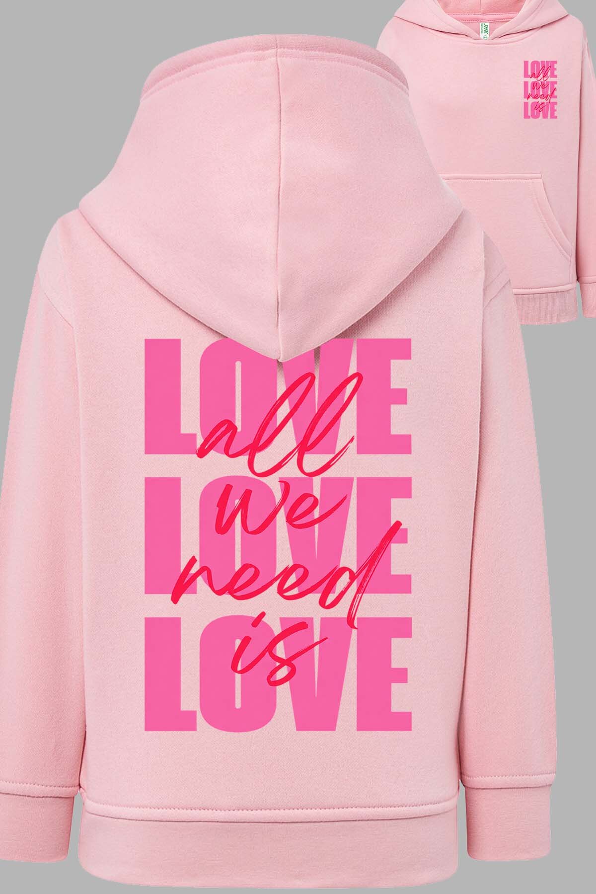 Wholesaler I.A.L.D FRANCE - AWN is Love - Hooded sweatshirt Girl