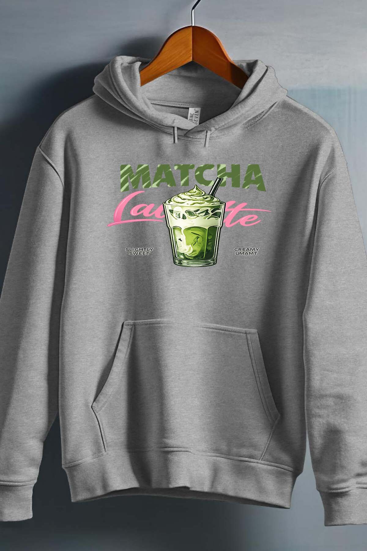 Grossiste I.A.L.D FRANCE - Matcha latte - Sweat Capuche Fille