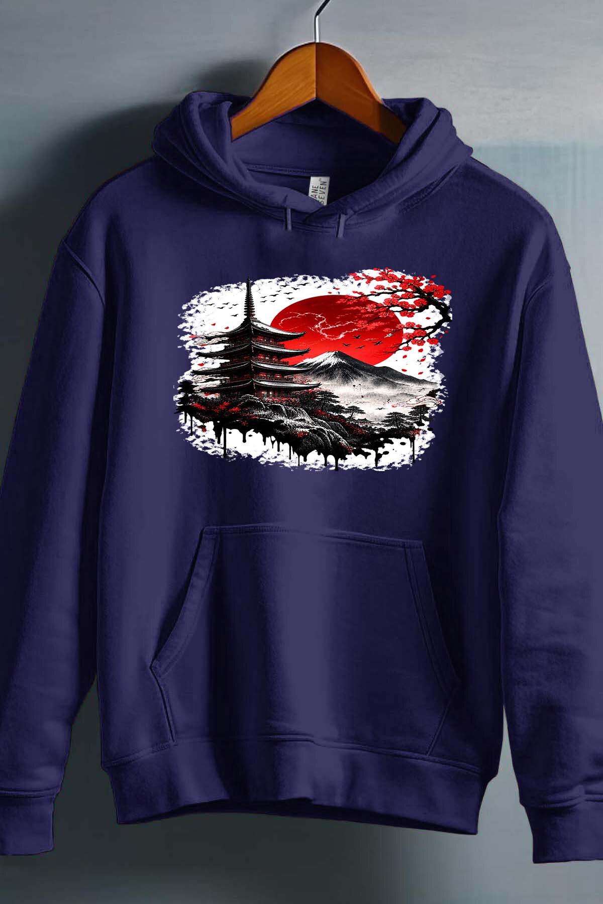 Wholesaler I.A.L.D FRANCE - Red Sun sakura - Hooded sweatshirt Boy