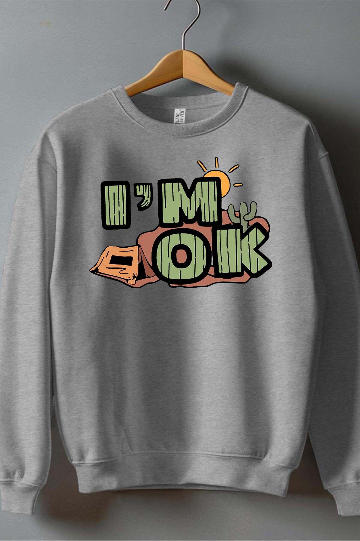 Großhändler I.A.L.D FRANCE - Wüsten-Ich bin okay - Rundhals-Sweatshirt Junge