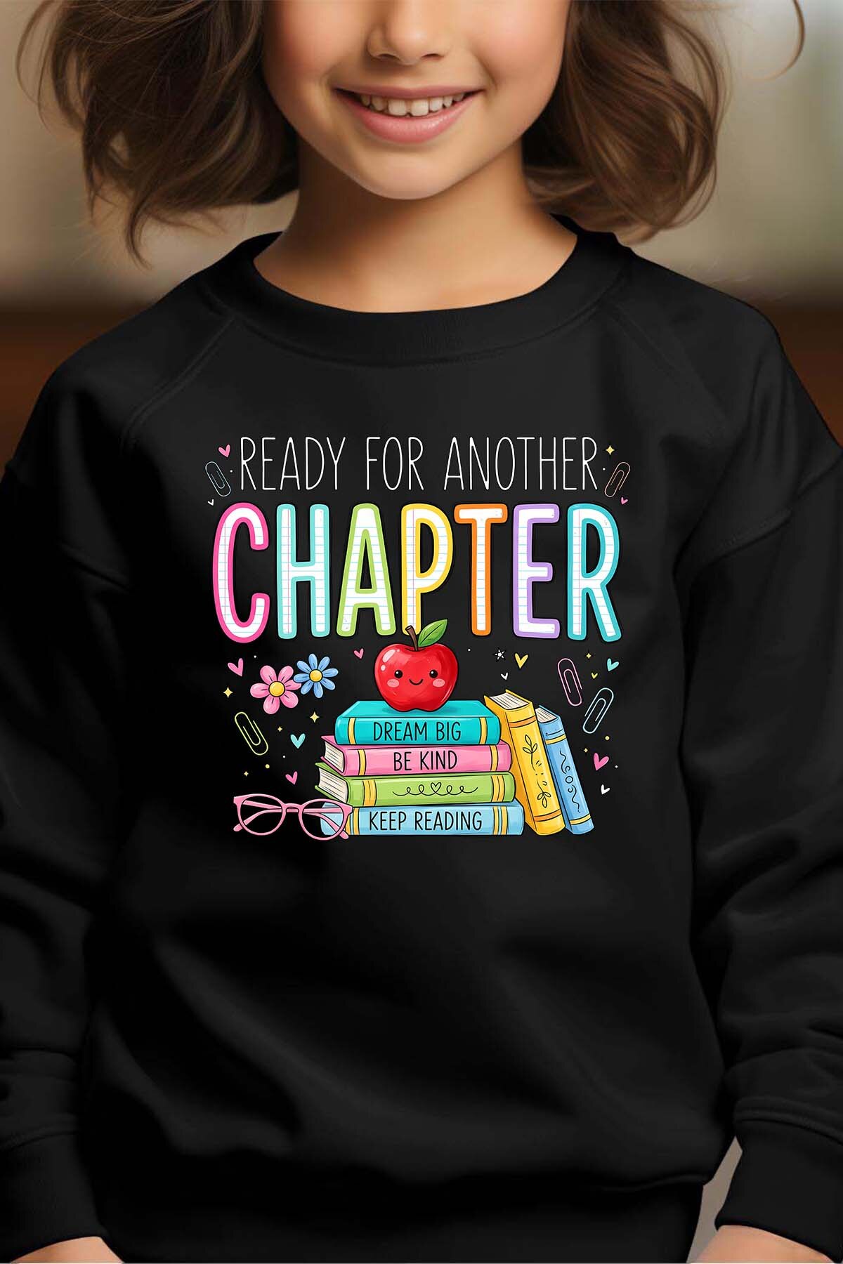 Grossiste I.A.L.D FRANCE - Ready for another chapter - Sweat Col Rond Fille