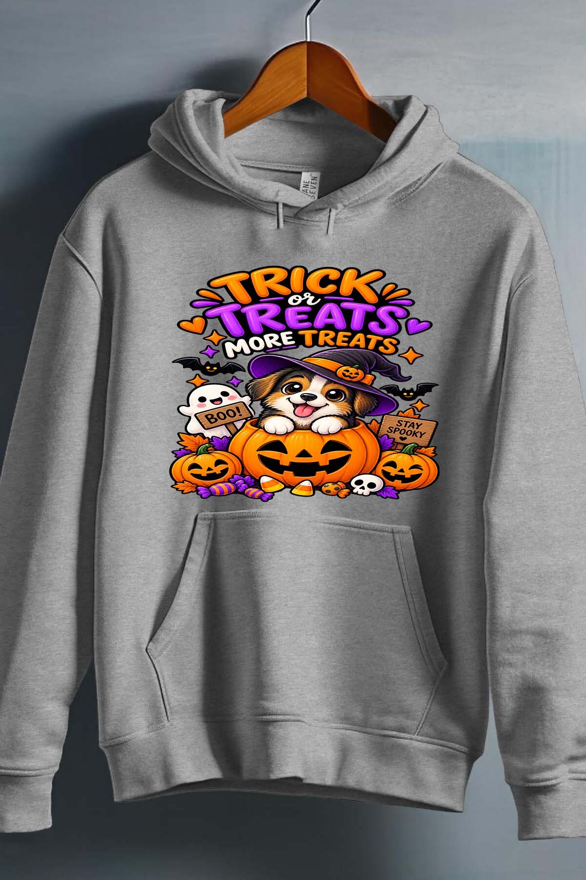 Wholesaler I.A.L.D FRANCE - Trick dog halloween - Hooded sweatshirt Boy