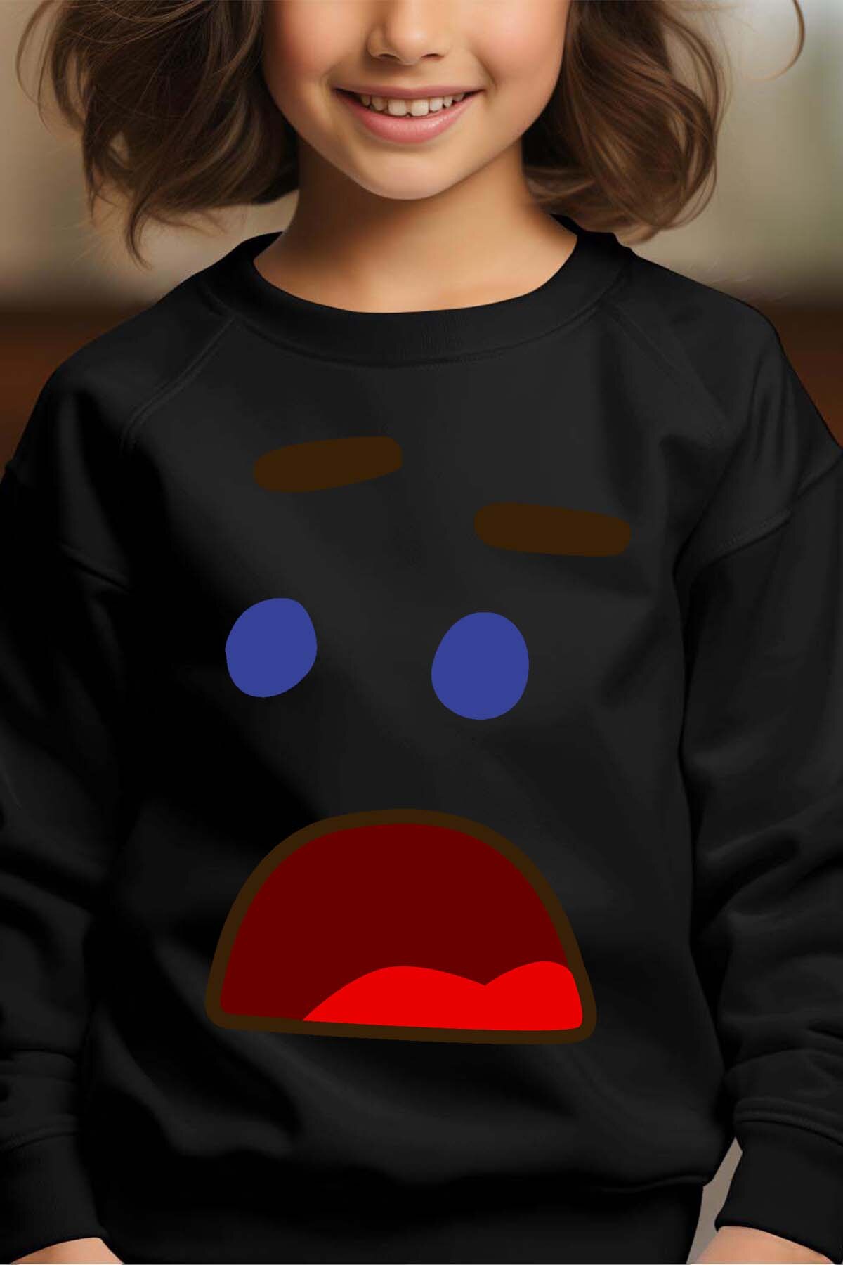 Großhändler I.A.L.D FRANCE - FUN FACE - Rundhals-Sweatshirt Mädchen
