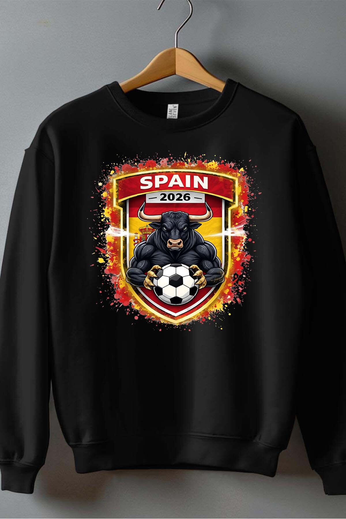 Grossiste I.A.L.D FRANCE - Patch Spain - Sweat Col Rond Garçon