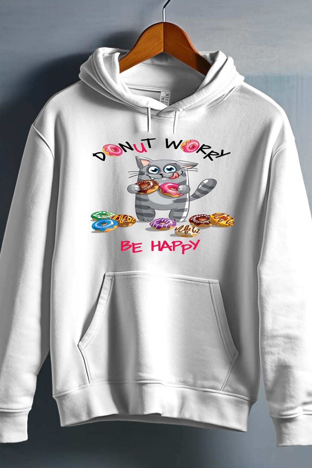 Grossista I.A.L.D FRANCE - Donut Worry - Felpa con cappuccio Ragazza