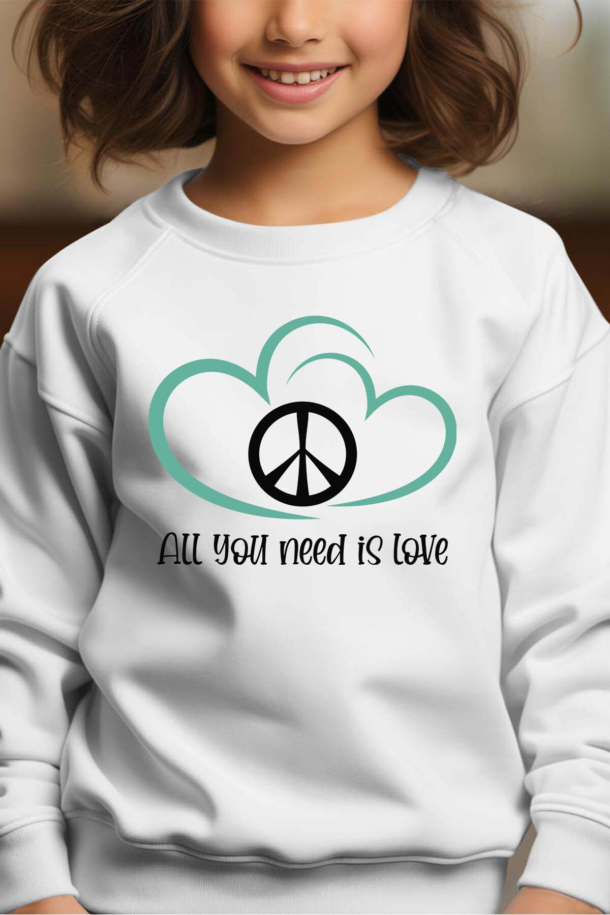 Mayorista I.A.L.D FRANCE - Cloud Peace L - SweatShot Round Colles