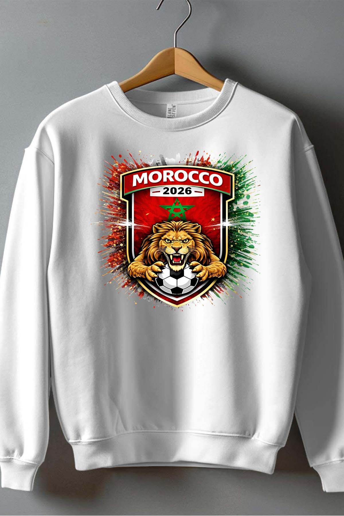 Grossiste I.A.L.D FRANCE - Patch Maroc - Sweat Col Rond Garçon