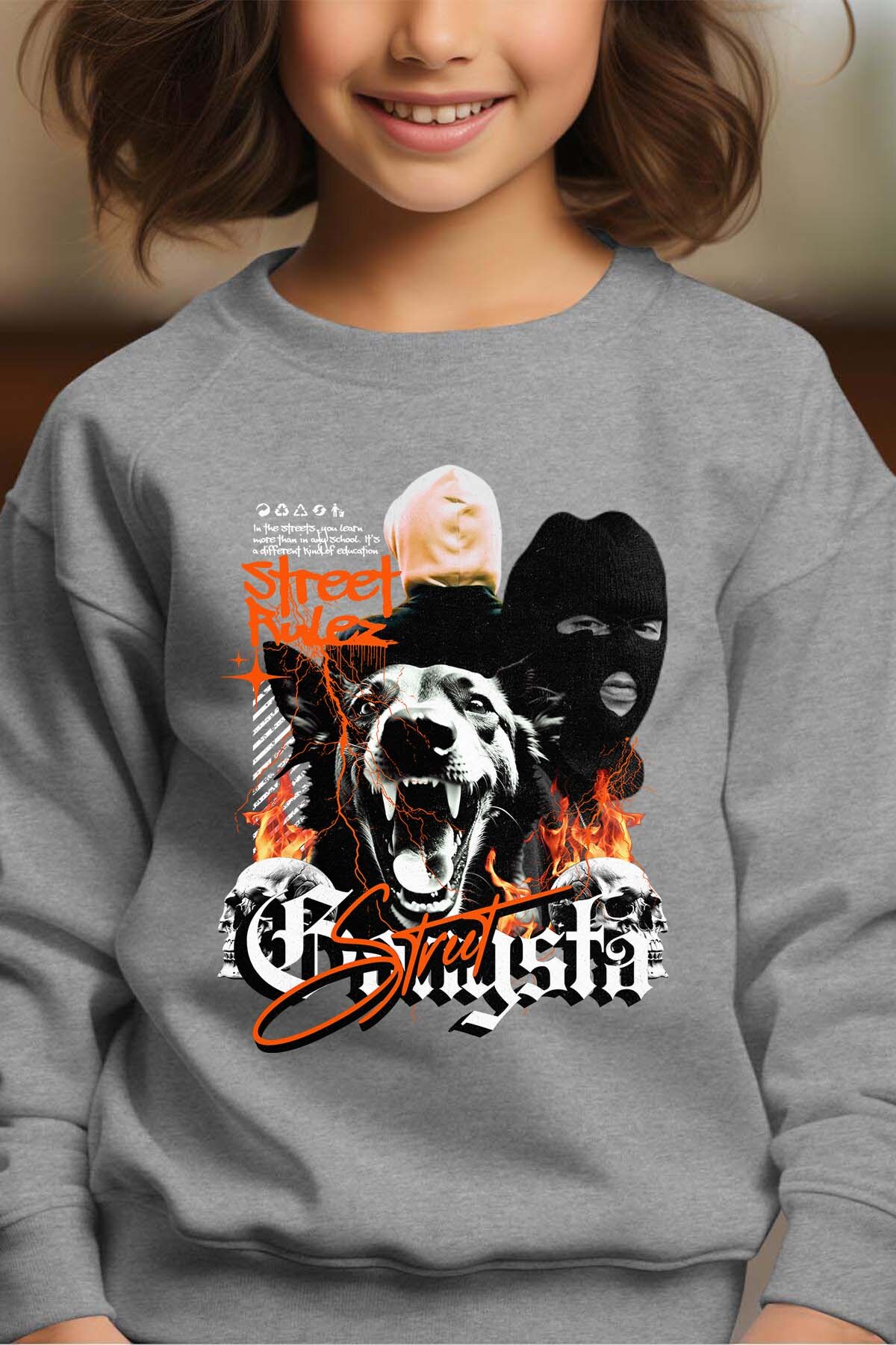 Wholesaler I.A.L.D FRANCE - Street Gangsta - Crewneck sweatshirt Girl