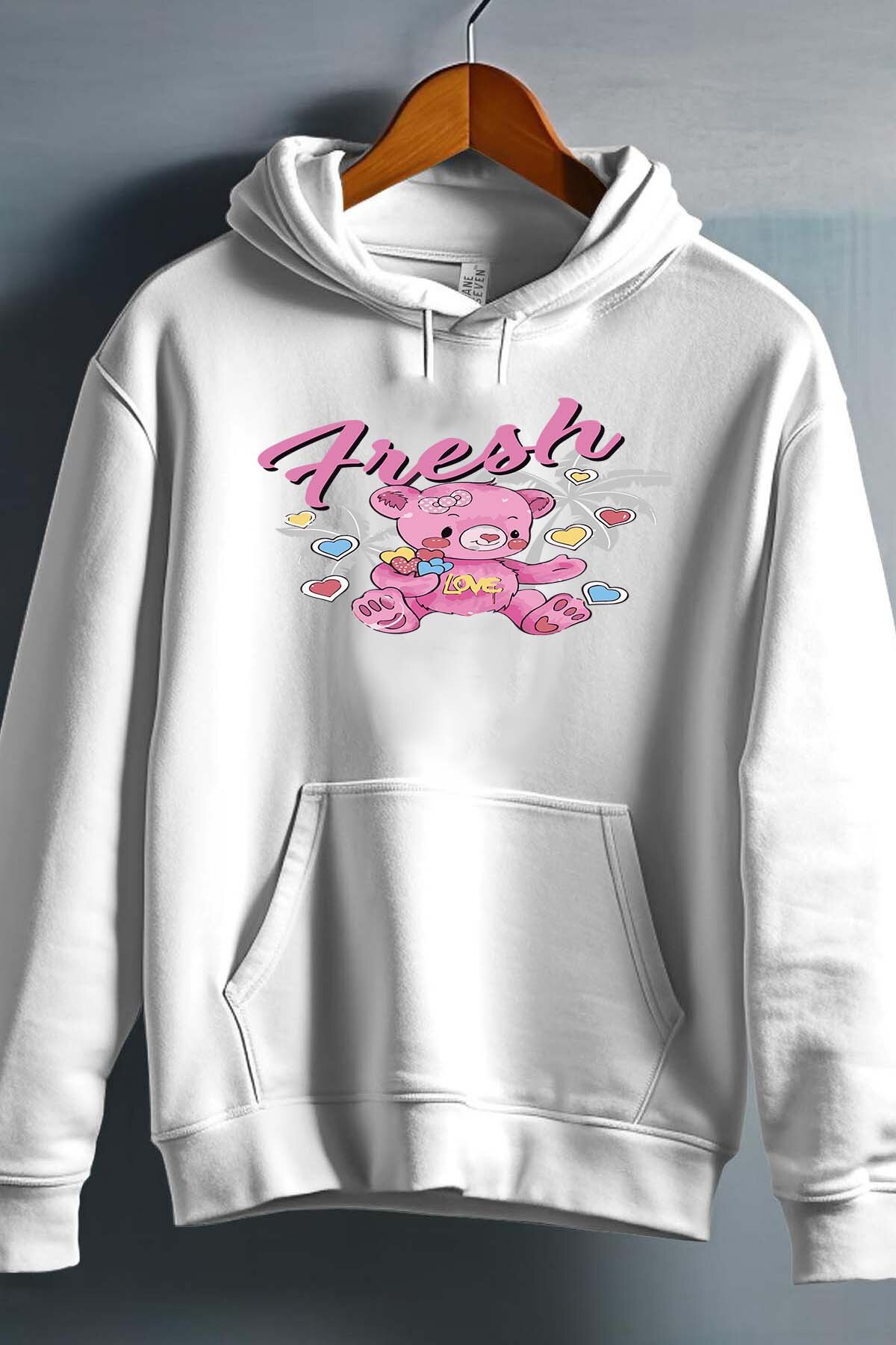 Großhändler I.A.L.D FRANCE - Fresh Coeur - Kapuzenpullover Mädchen