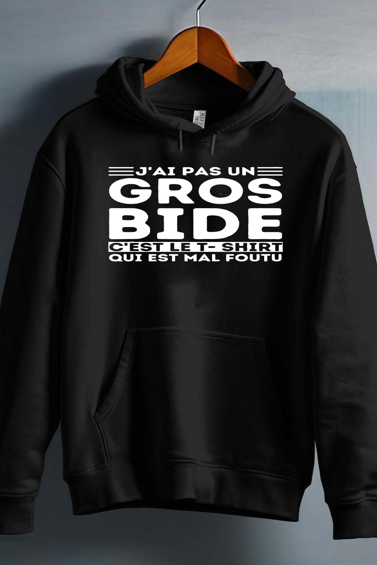 Grossiste I.A.L.D FRANCE - Gros bide BLANC - Sweat Capuche Fille