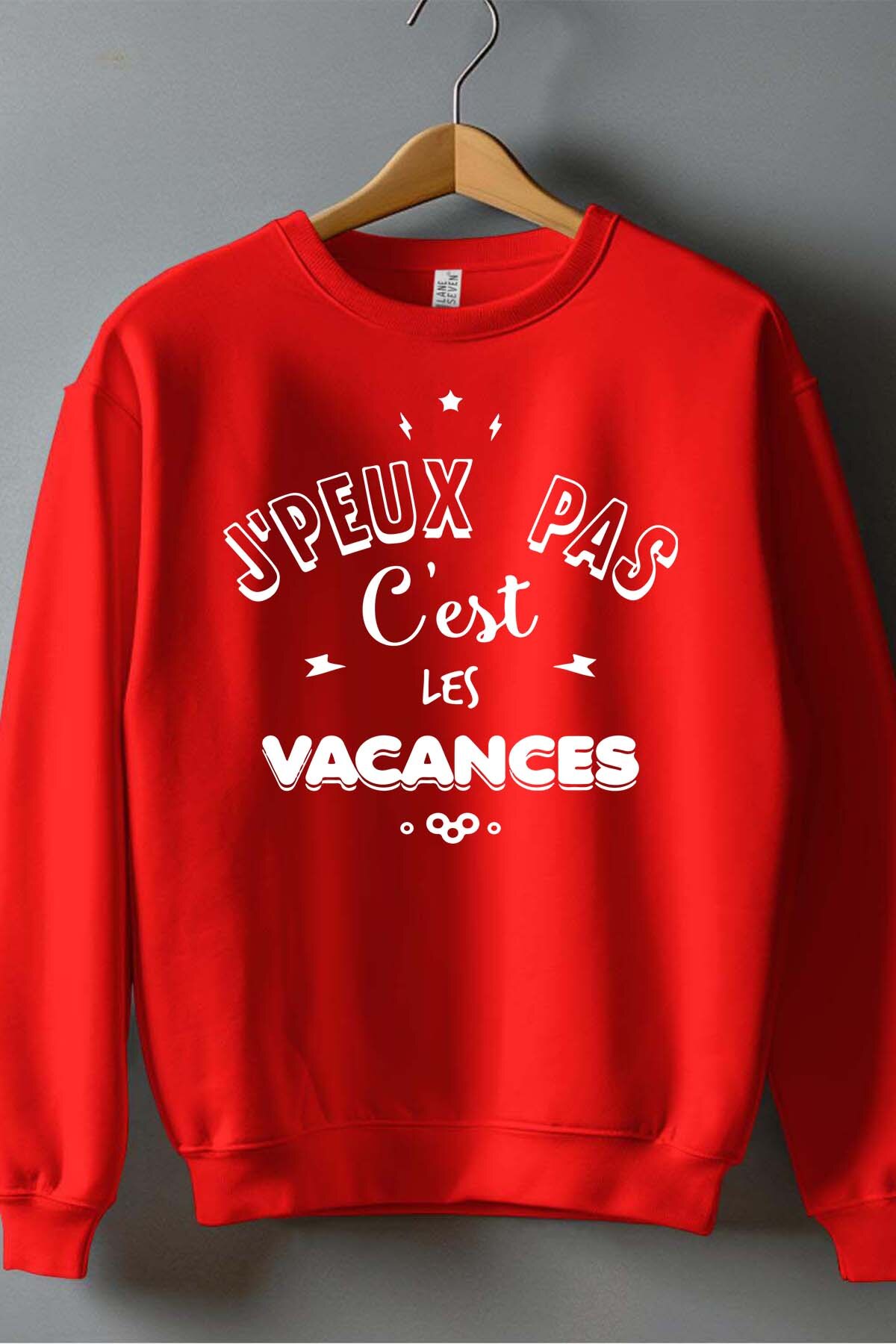 Grossiste I.A.L.D FRANCE - Peux pas C vacances - Sweat Col Rond Garçon