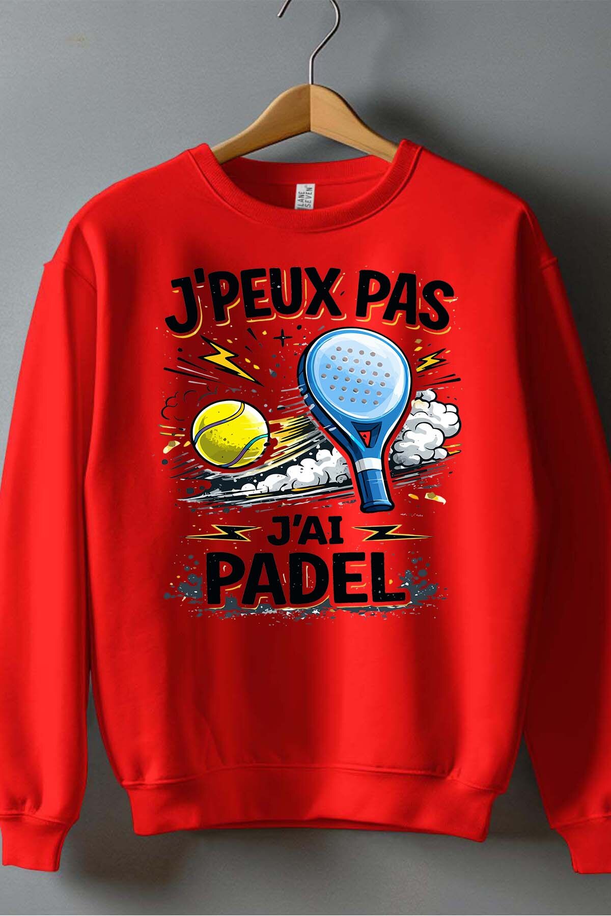 Grossiste I.A.L.D FRANCE - Peux pas... Padel Styl - Sweat Col Rond Garçon