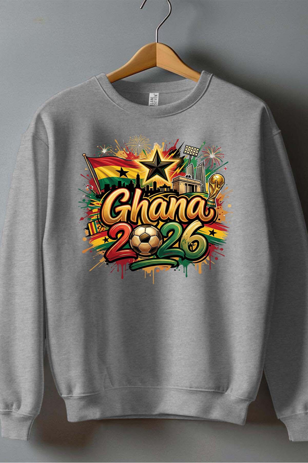 Grossiste I.A.L.D FRANCE - Cdm26 Ghana - Sweat Col Rond Garçon