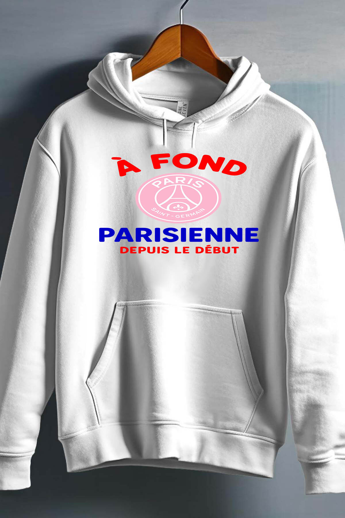 Grossista I.A.L.D FRANCE - Sfondo parigino - Felpa di cappuccio da ragazza