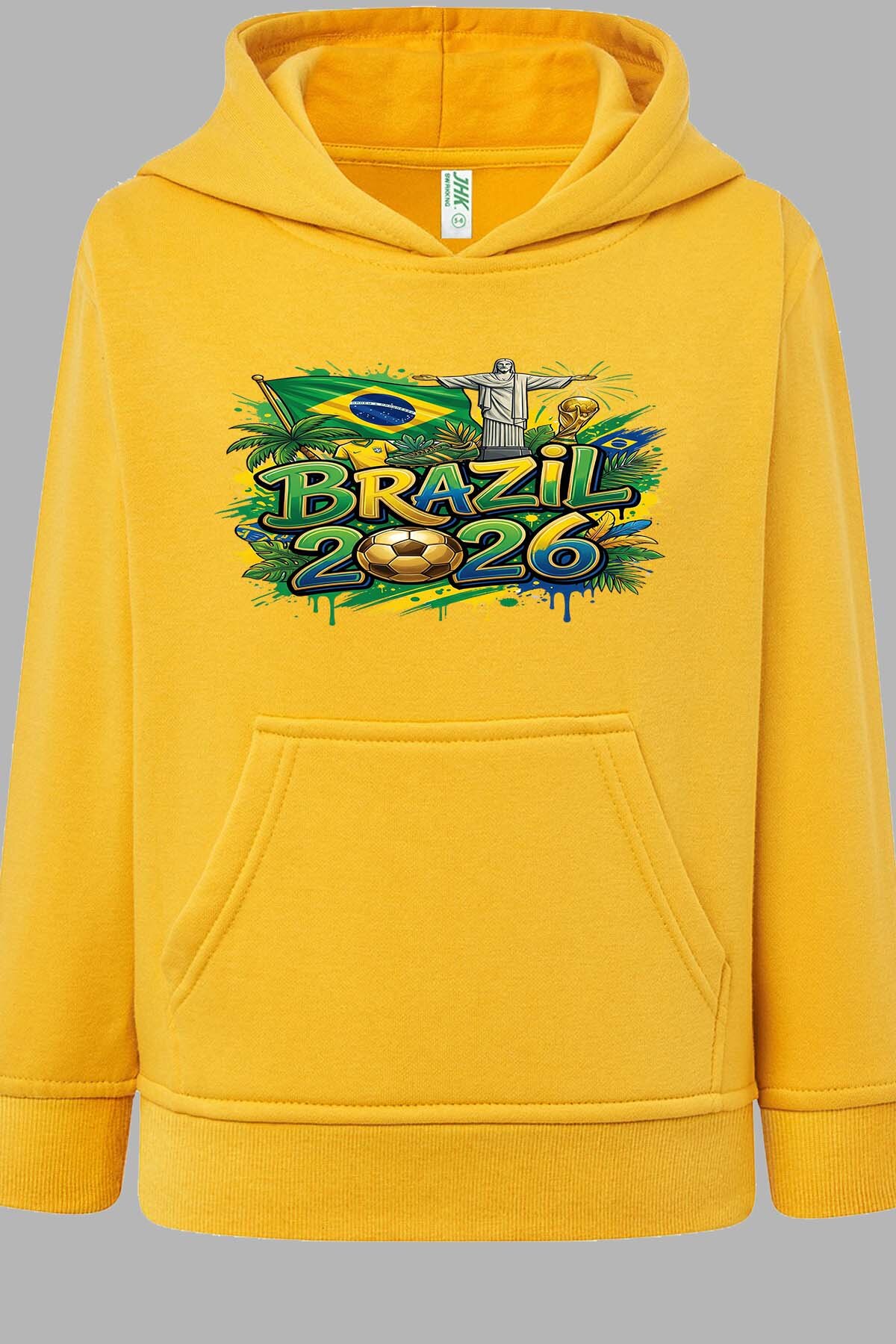 Grossiste I.A.L.D FRANCE - Cdm26 Brazil - Sweat Capuche Fille