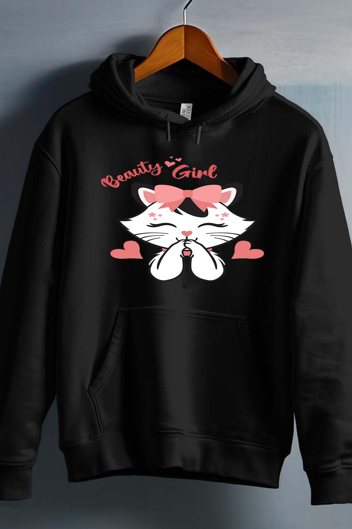 Mayorista I.A.L.D FRANCE - Gato de niña de belleza - Sudadera con capucha para niñas