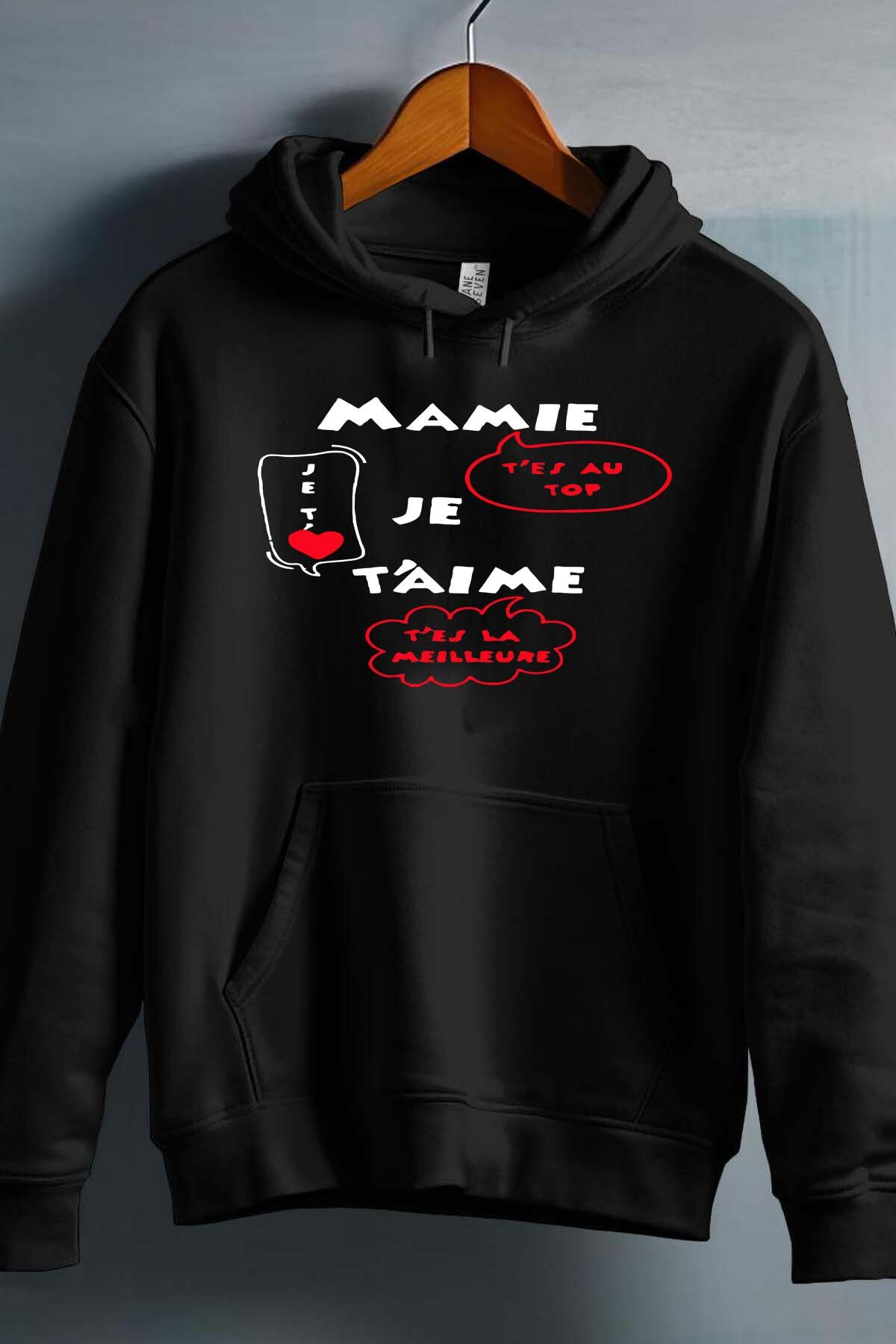 Grossiste I.A.L.D FRANCE - Mamie aime Meilleure - Sweat Capuche Fille