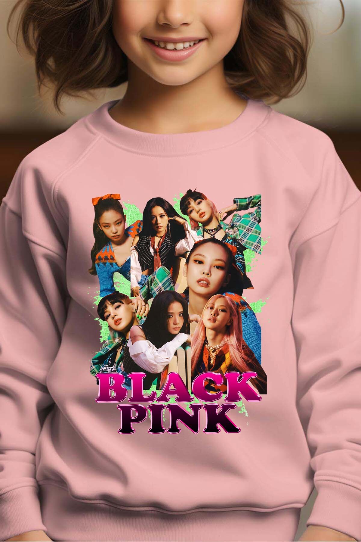 Mayorista I.A.L.D FRANCE - BLACKPINK 10 - Sudadera con cuello redondo para niña
