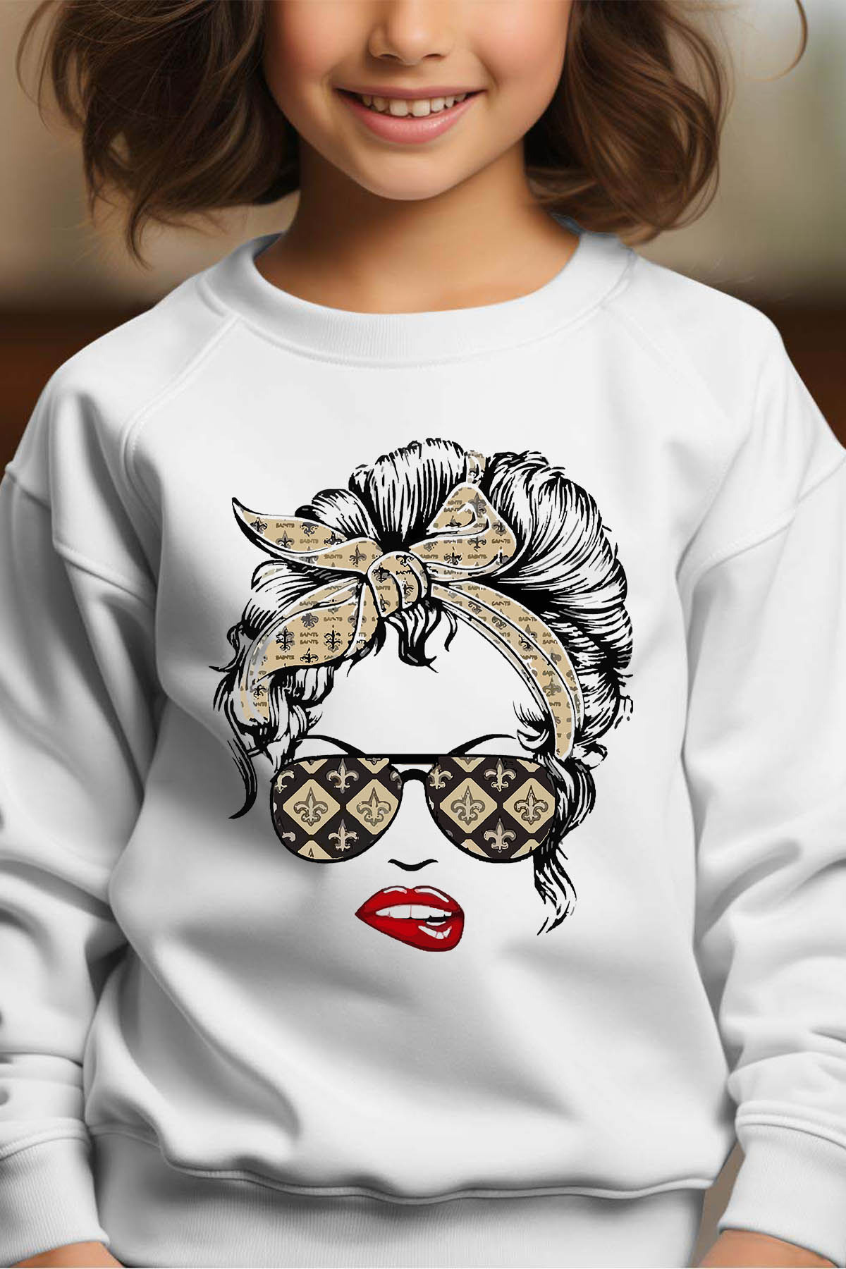 Wholesaler I.A.L.D FRANCE - Elegant head - Crewneck sweatshirt Girl