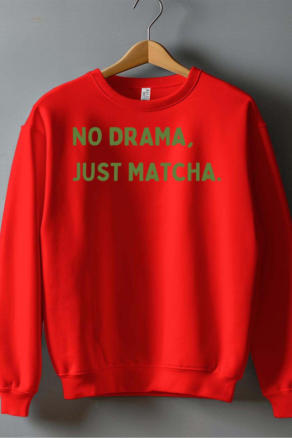 Mayorista I.A.L.D FRANCE - Sin drama, solo matcha - Sudadera con cuello redondo Niño