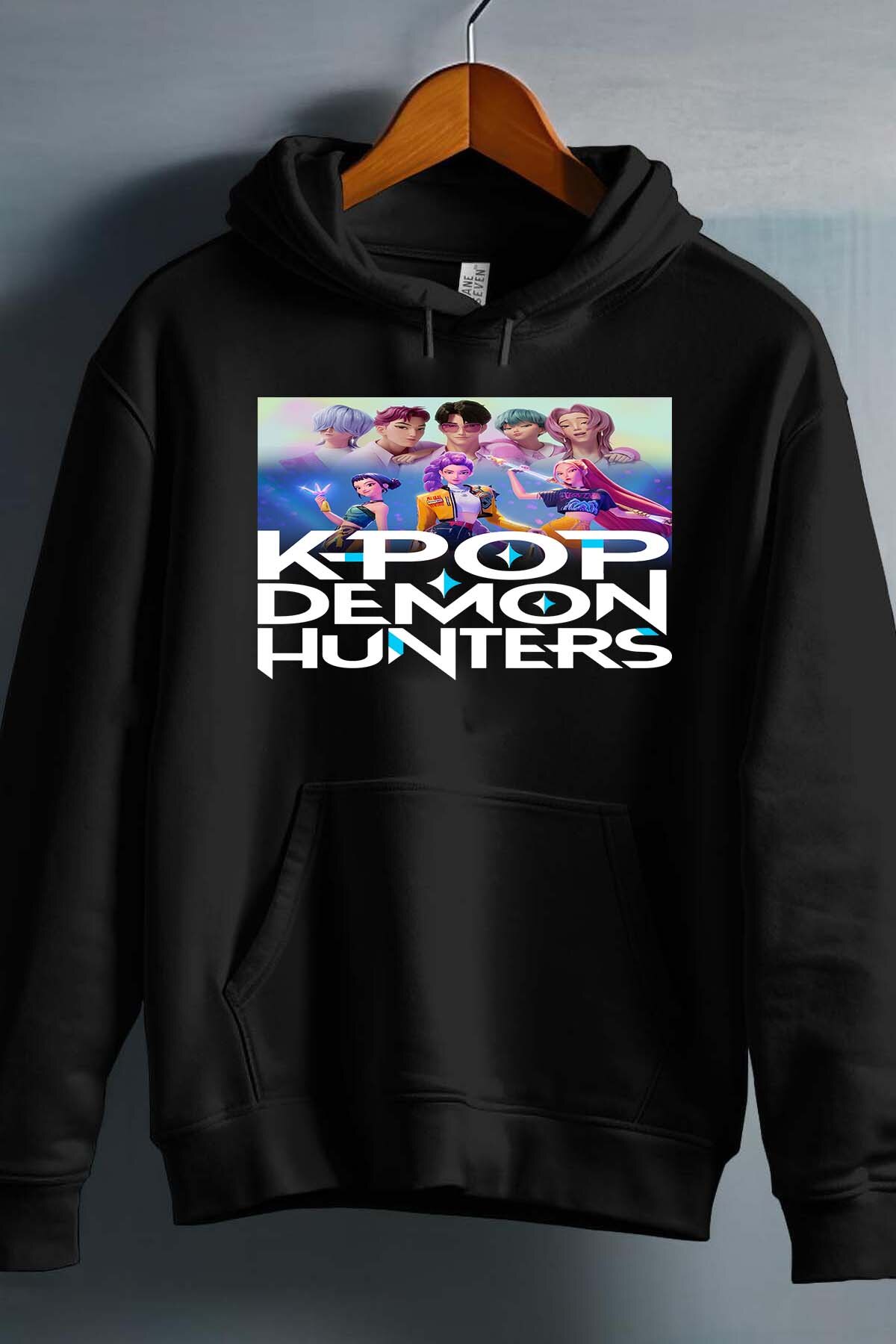 Grossiste I.A.L.D FRANCE - Kpop Girls & Saja Boys BLANC - Sweat Capuche Fille