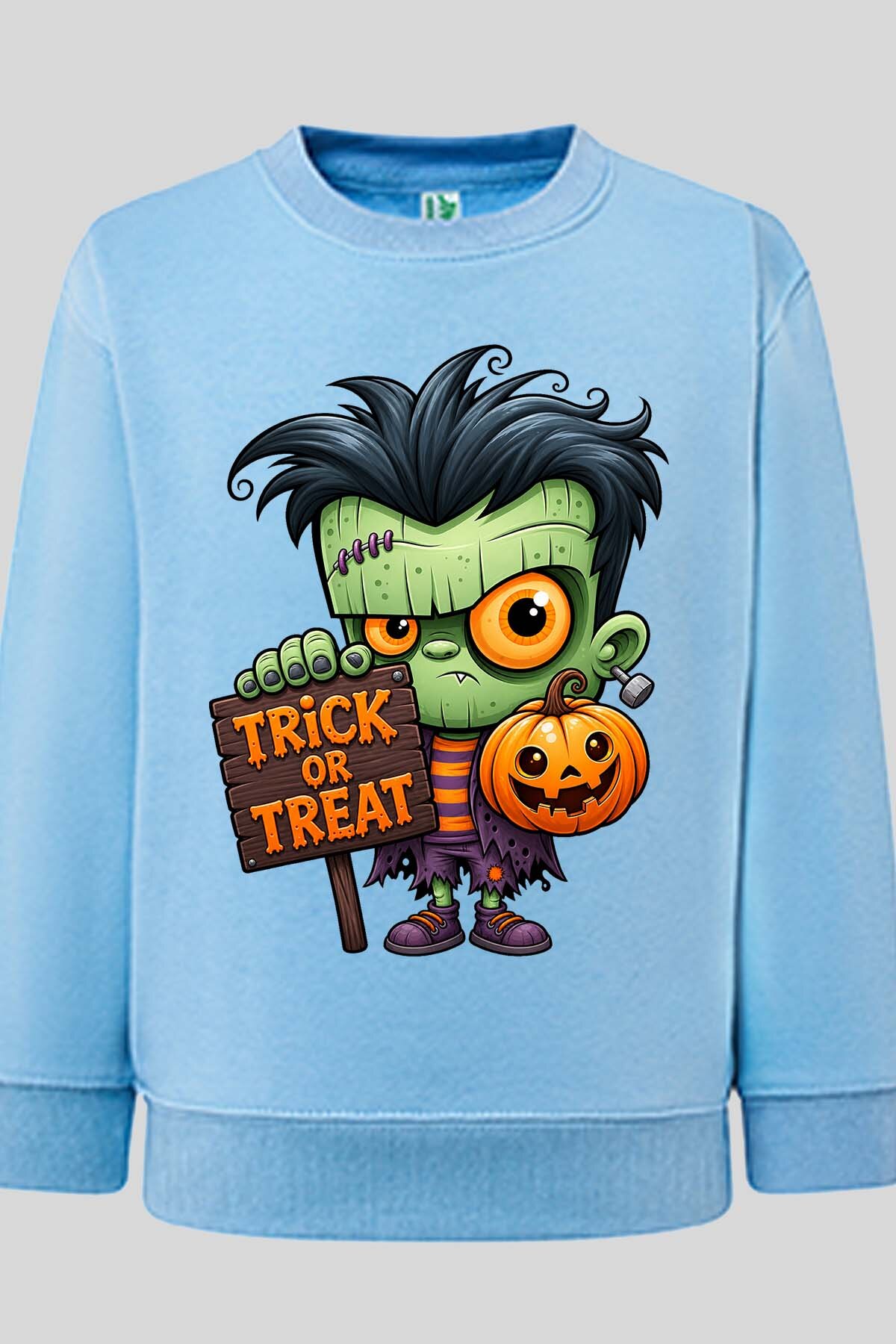 Grossiste I.A.L.D FRANCE - Frankly halloween - Sweat Col Rond Garçon