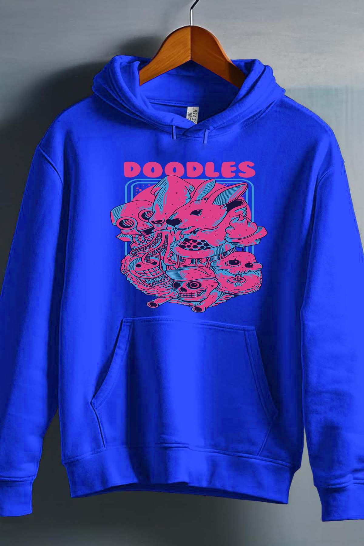 Grossiste I.A.L.D FRANCE - Doodles multi - Sweat Capuche Garçon