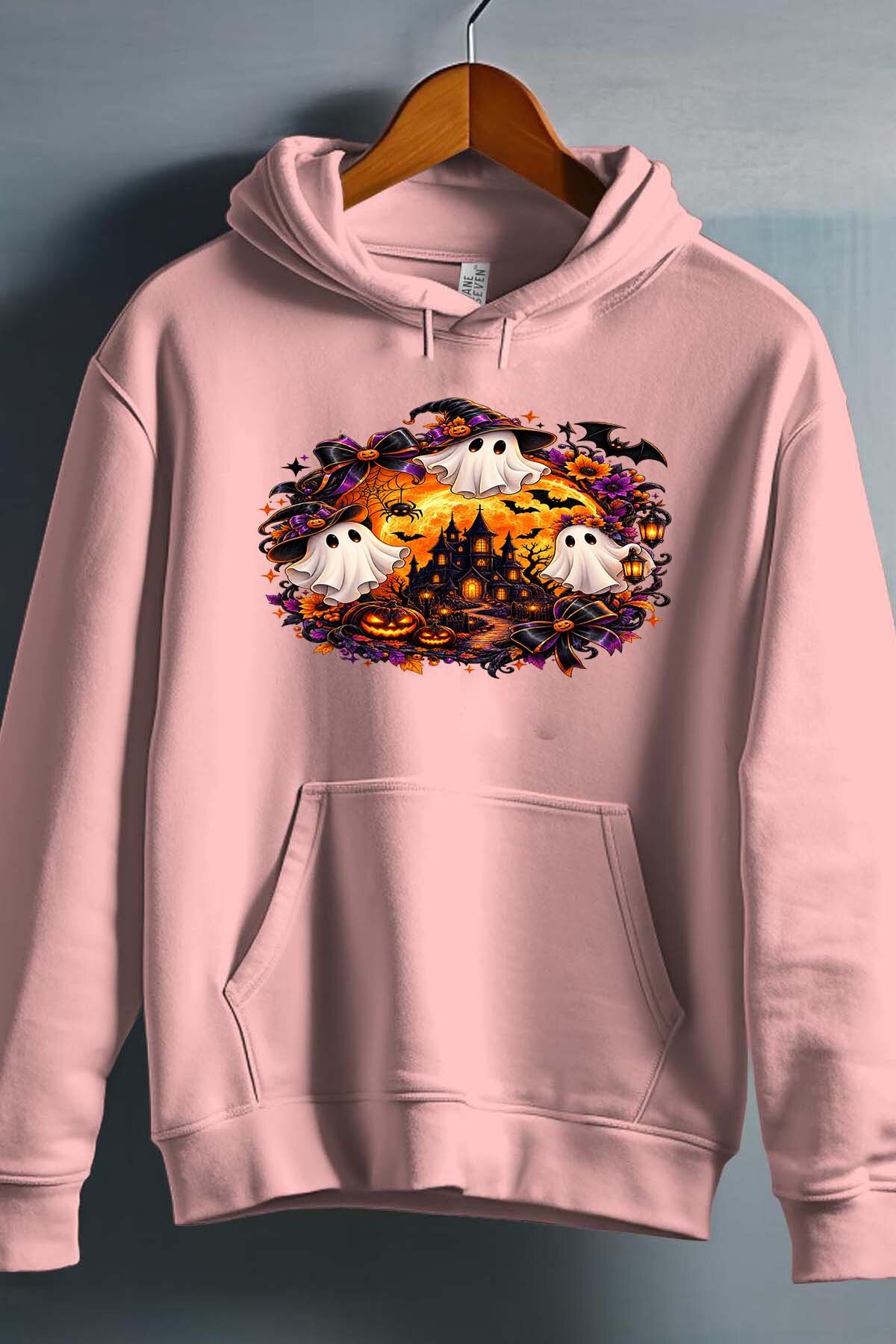 Grossiste I.A.L.D FRANCE - Boo ghost halloween - Sweat Capuche Fille
