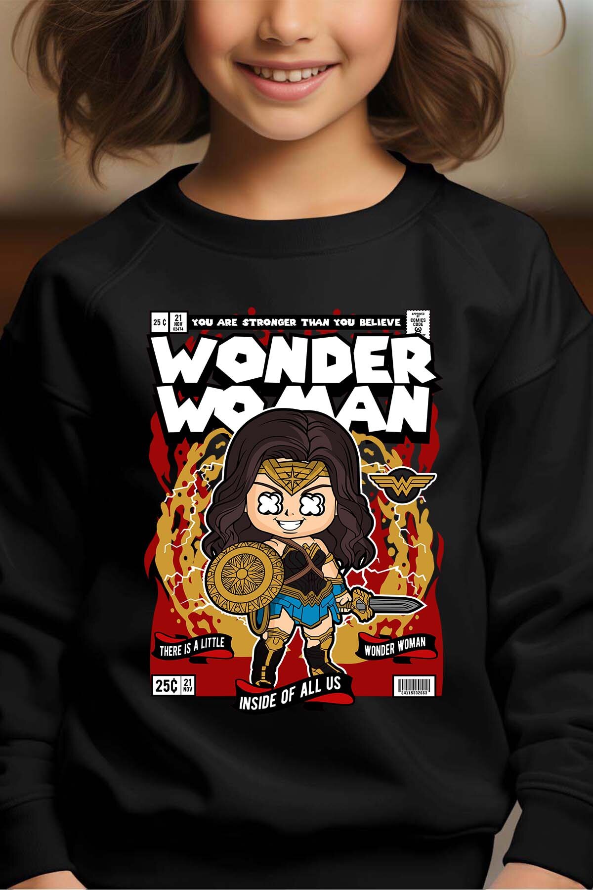 Großhändler I.A.L.D FRANCE - Funko Wonder - Mädchen Crewneck Sweatshirt