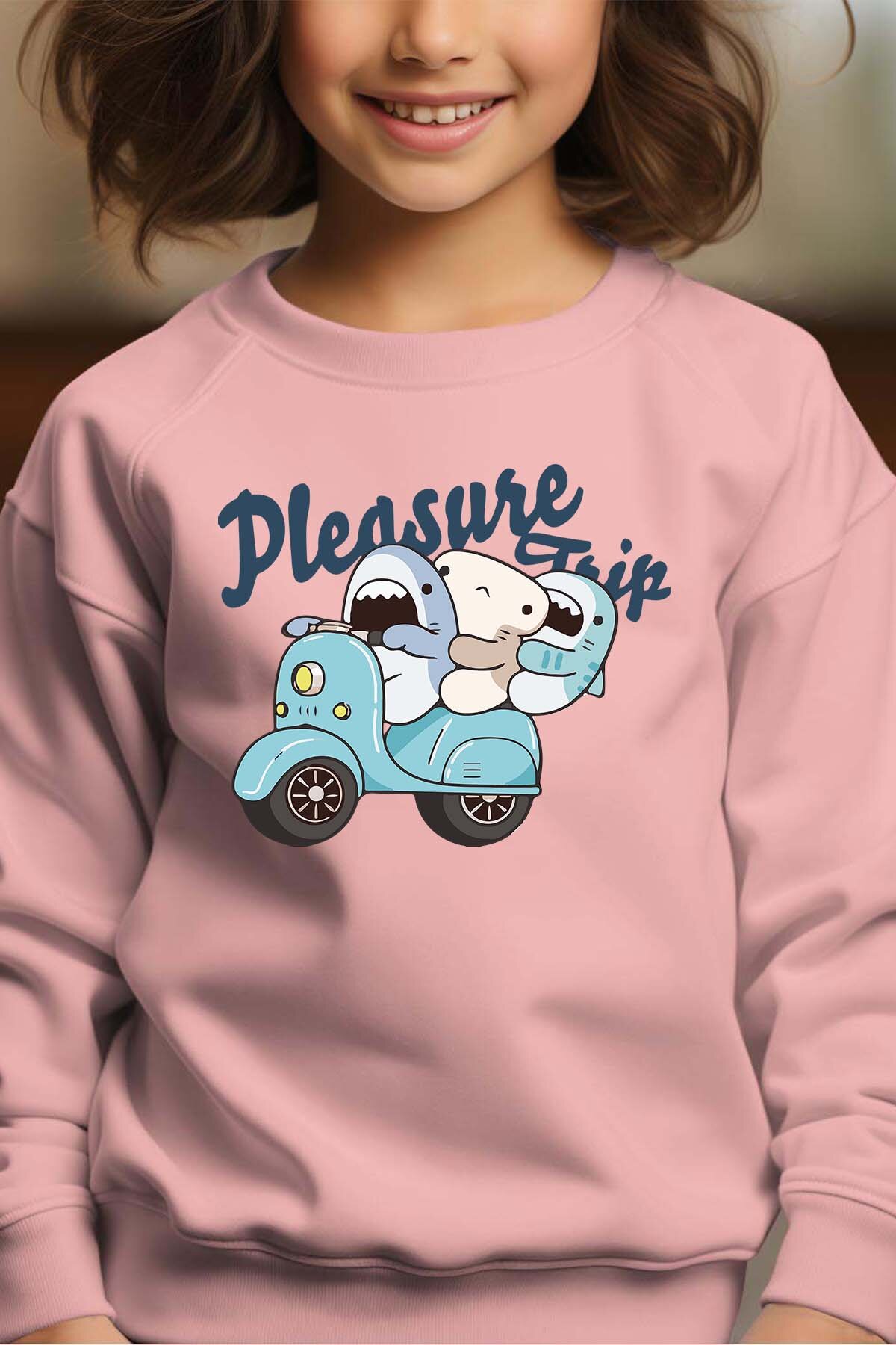Großhändler I.A.L.D FRANCE - Scooter Shark - Rundhals-Sweatshirt Mädchen