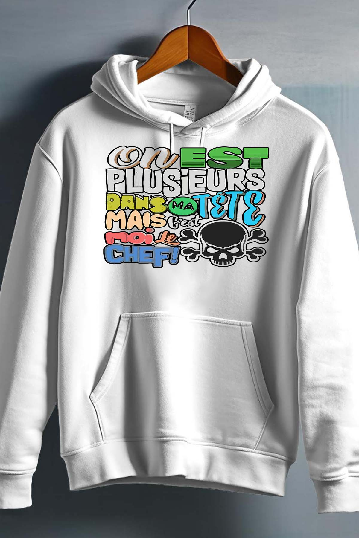Grossiste I.A.L.D FRANCE - Ma tete colors - Sweat Capuche Garçon