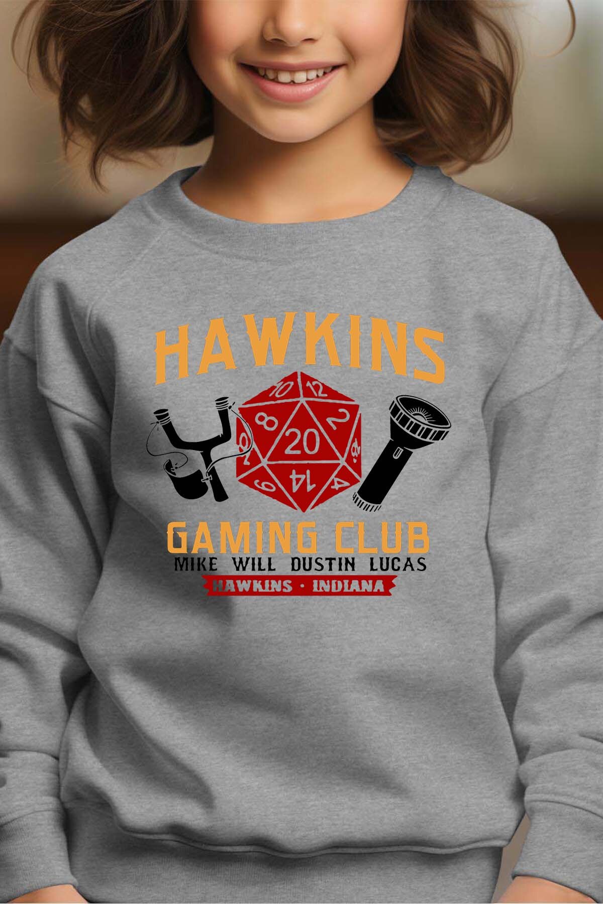 Grossista I.A.L.D FRANCE - Hawkins Gaming - Felpa girocollo ragazza