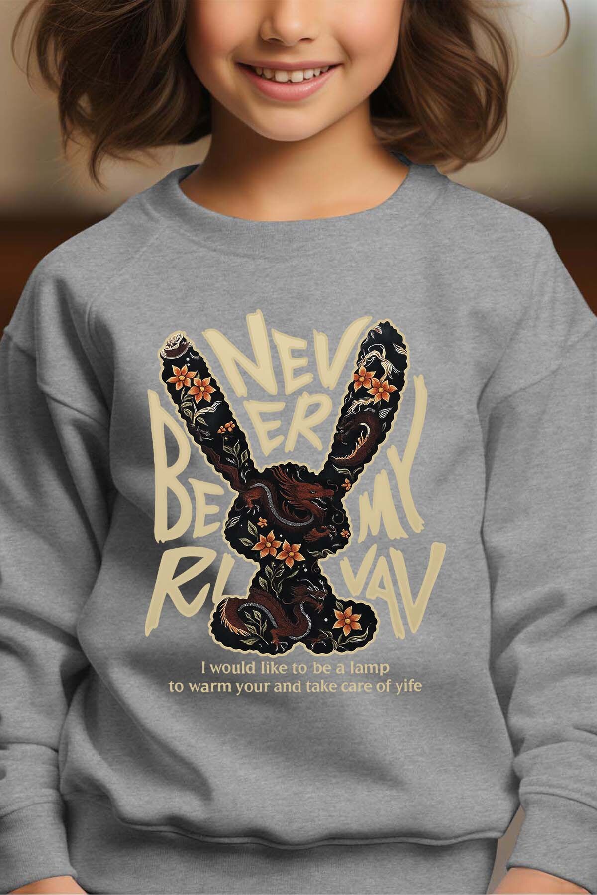Großhändler I.A.L.D FRANCE - NEVER BE MY R - Rundhals-Sweatshirt Mädchen