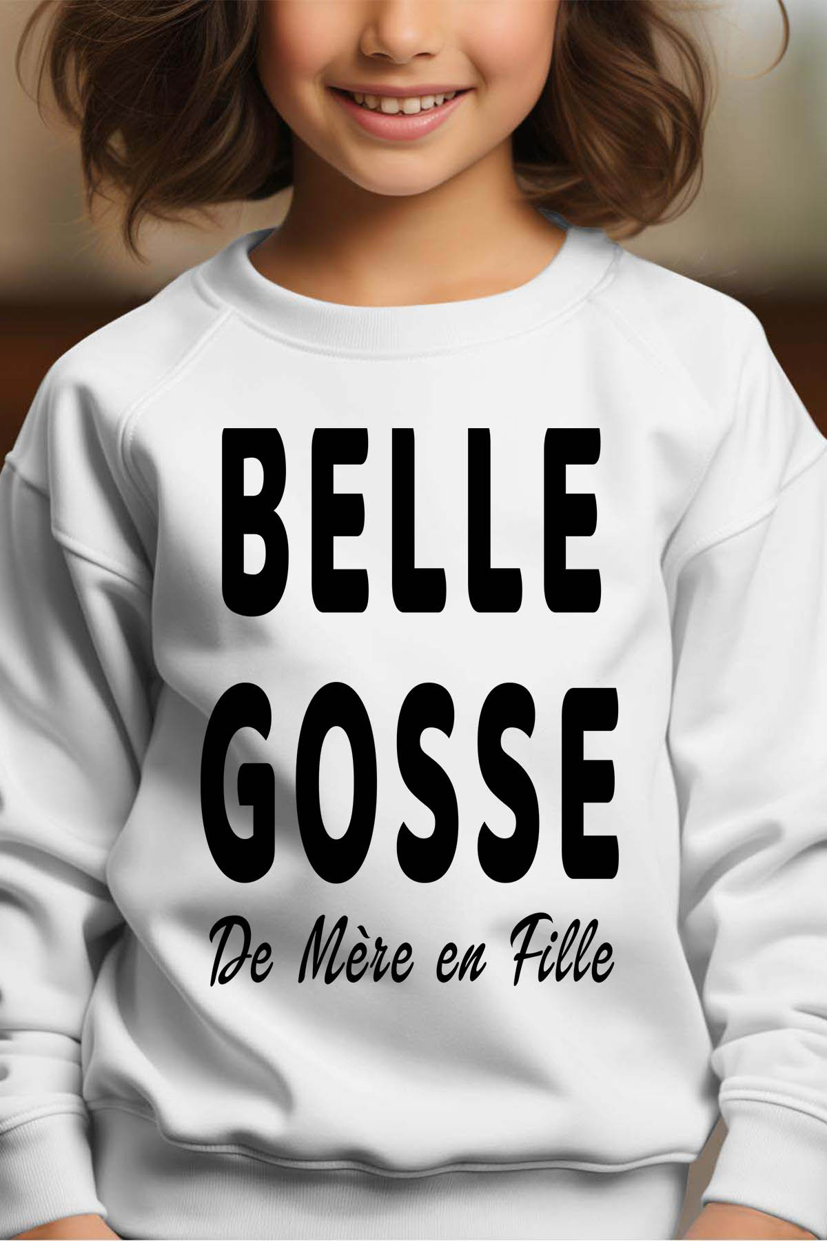 Wholesaler I.A.L.D FRANCE - Belle Gosse Mere fille - Crewneck sweatshirt Girl