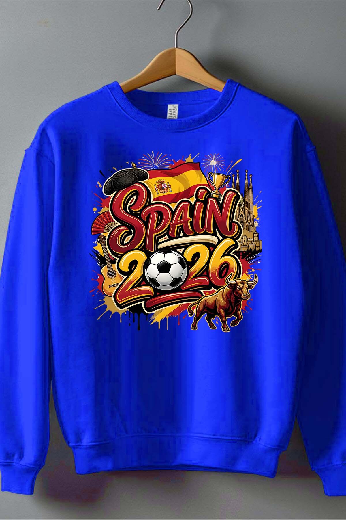 Grossiste I.A.L.D FRANCE - Cdm26 Spain - Sweat Col Rond Garçon