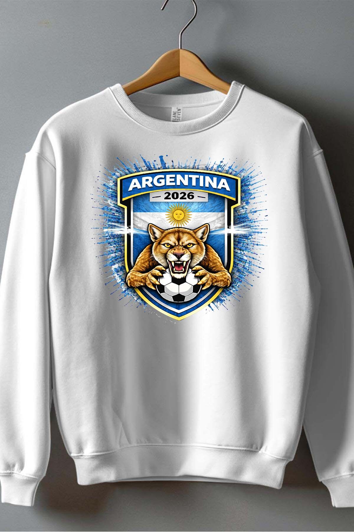 Grossiste I.A.L.D FRANCE - Patch Argentinia - Sweat Col Rond Garçon