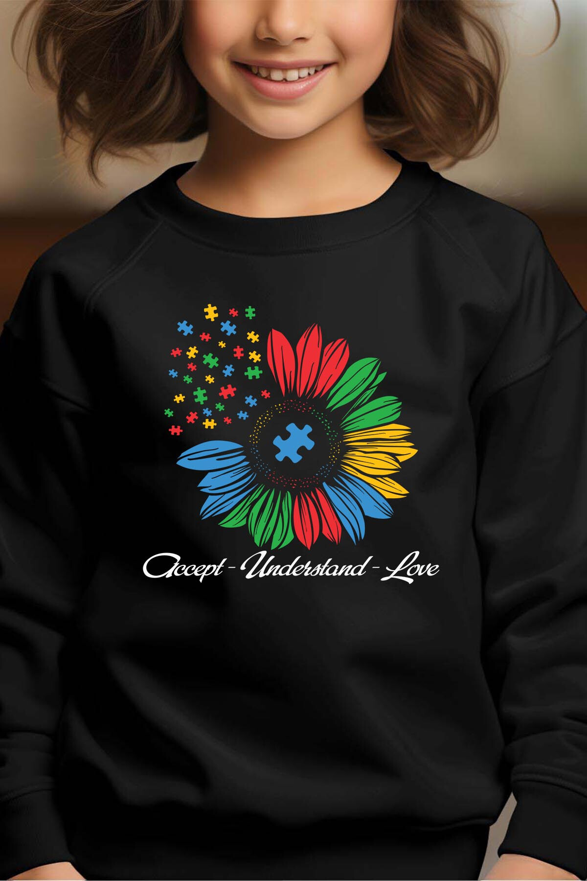 Wholesaler I.A.L.D FRANCE - Flower understand - Crewneck sweatshirt Girl