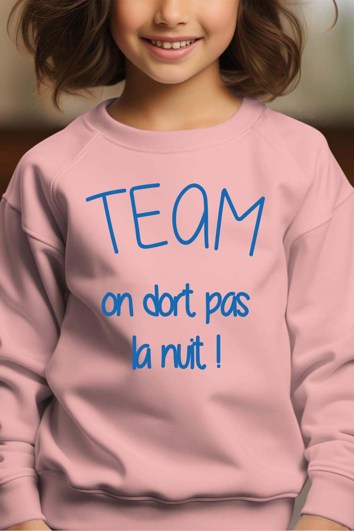 Grossiste I.A.L.D FRANCE - Team dort pas - Sweat Col Rond Fille