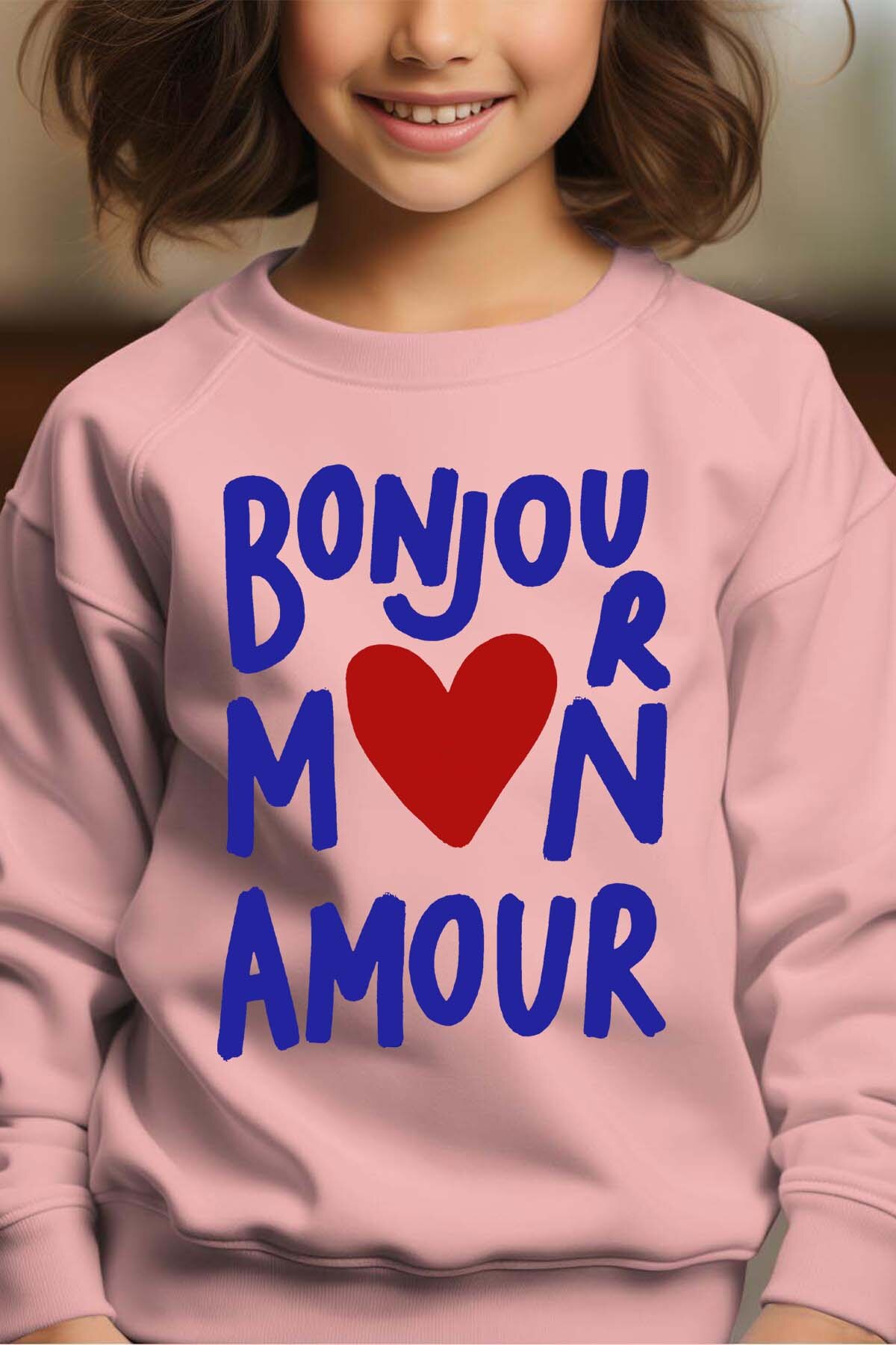 Grossiste I.A.L.D FRANCE - BJN mon amour - Sweat Col Rond Fille