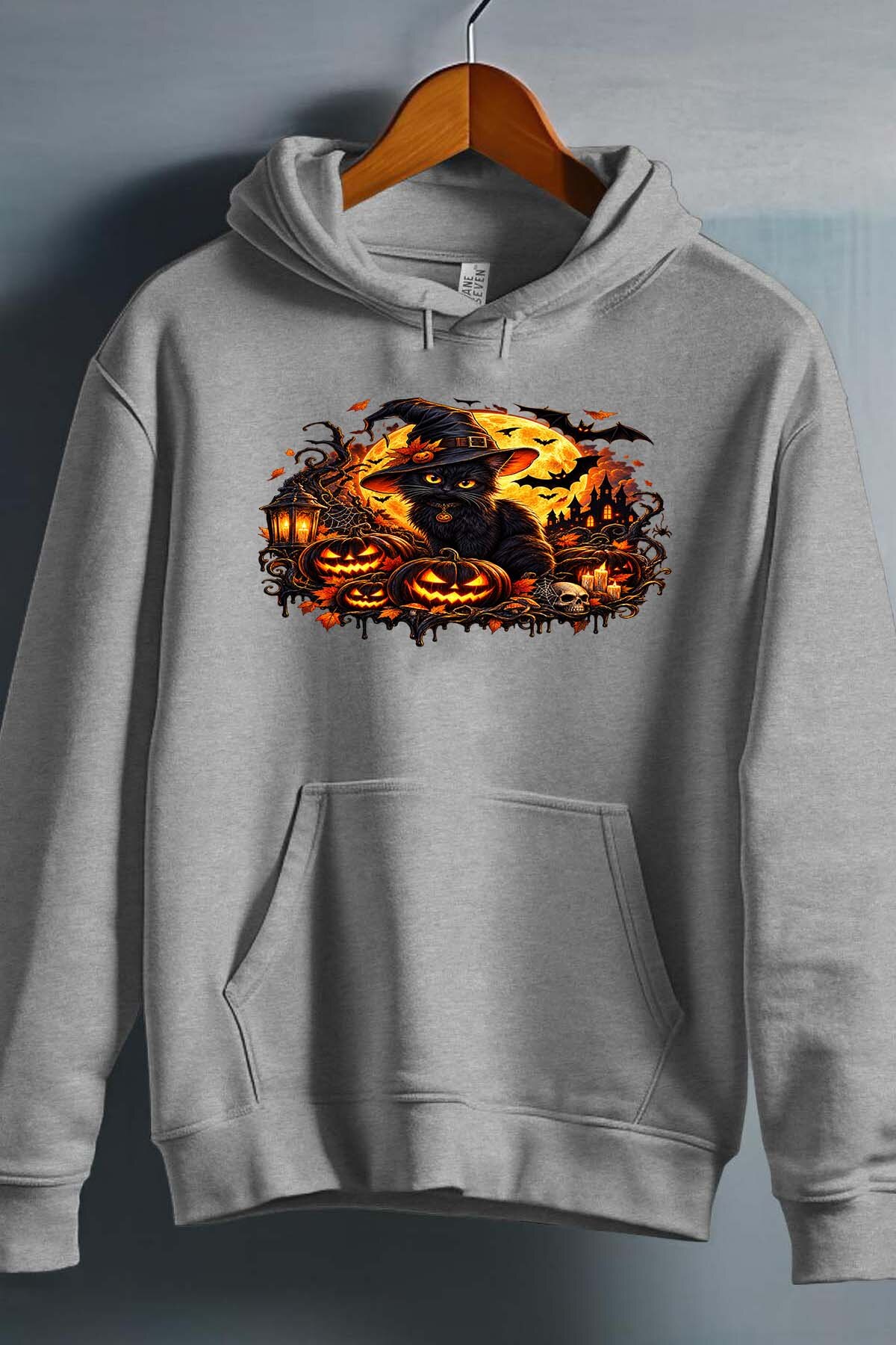 Grossiste I.A.L.D FRANCE - Witch cat halloween - Sweat Capuche Fille