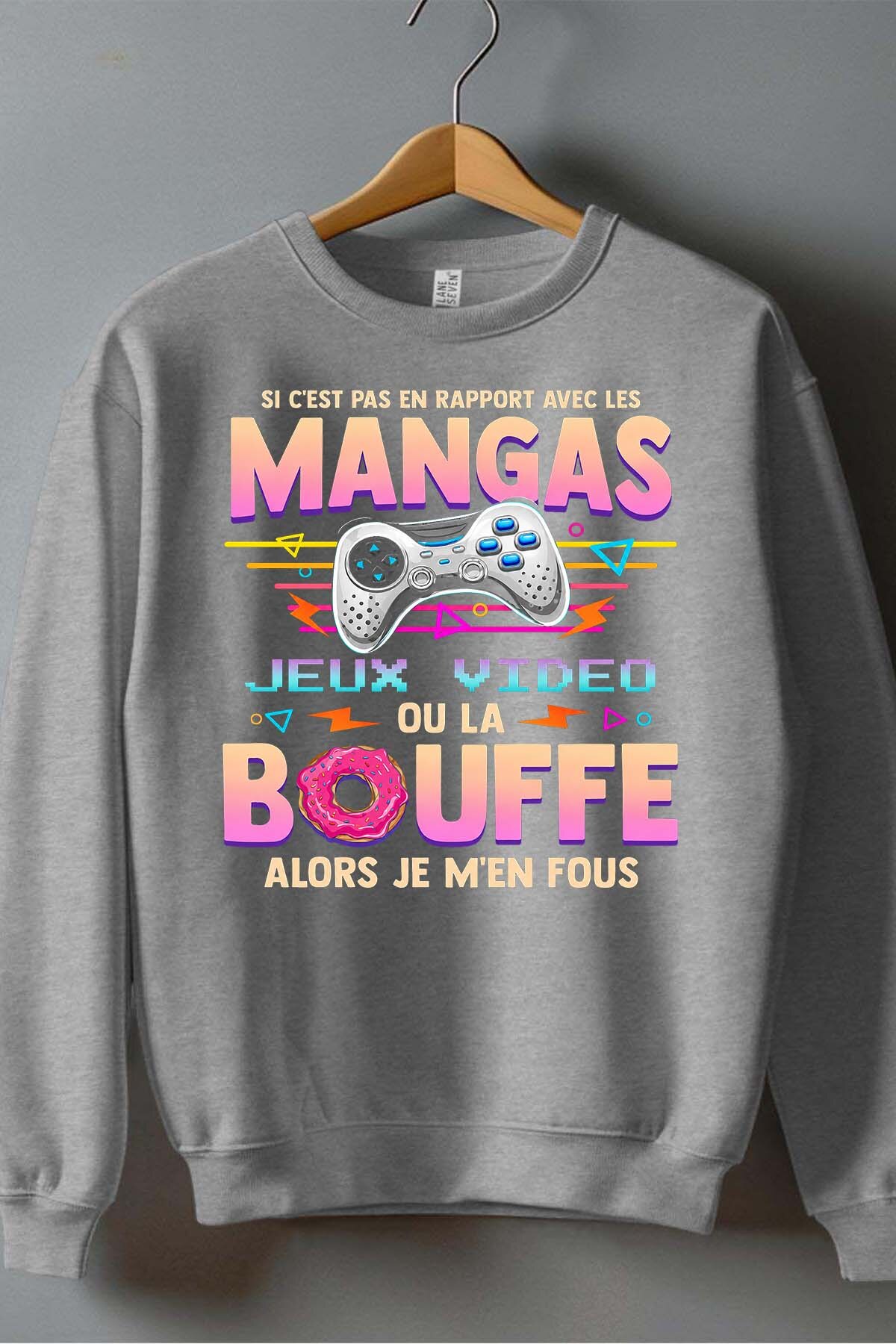 Grossiste I.A.L.D FRANCE - Otaku Gamer - Sweat Col Rond Garçon