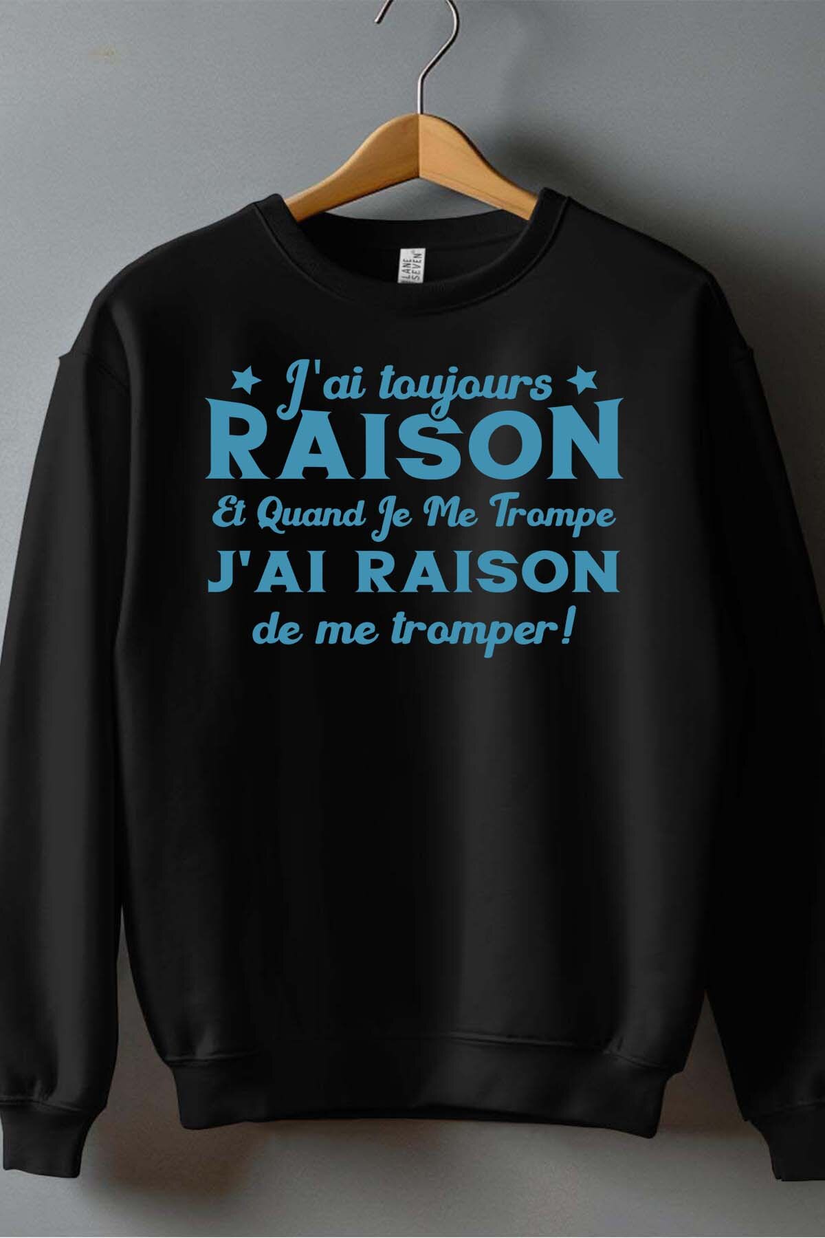 Grossiste I.A.L.D FRANCE - Je me trompe raison - Sweat Col Rond Garçon