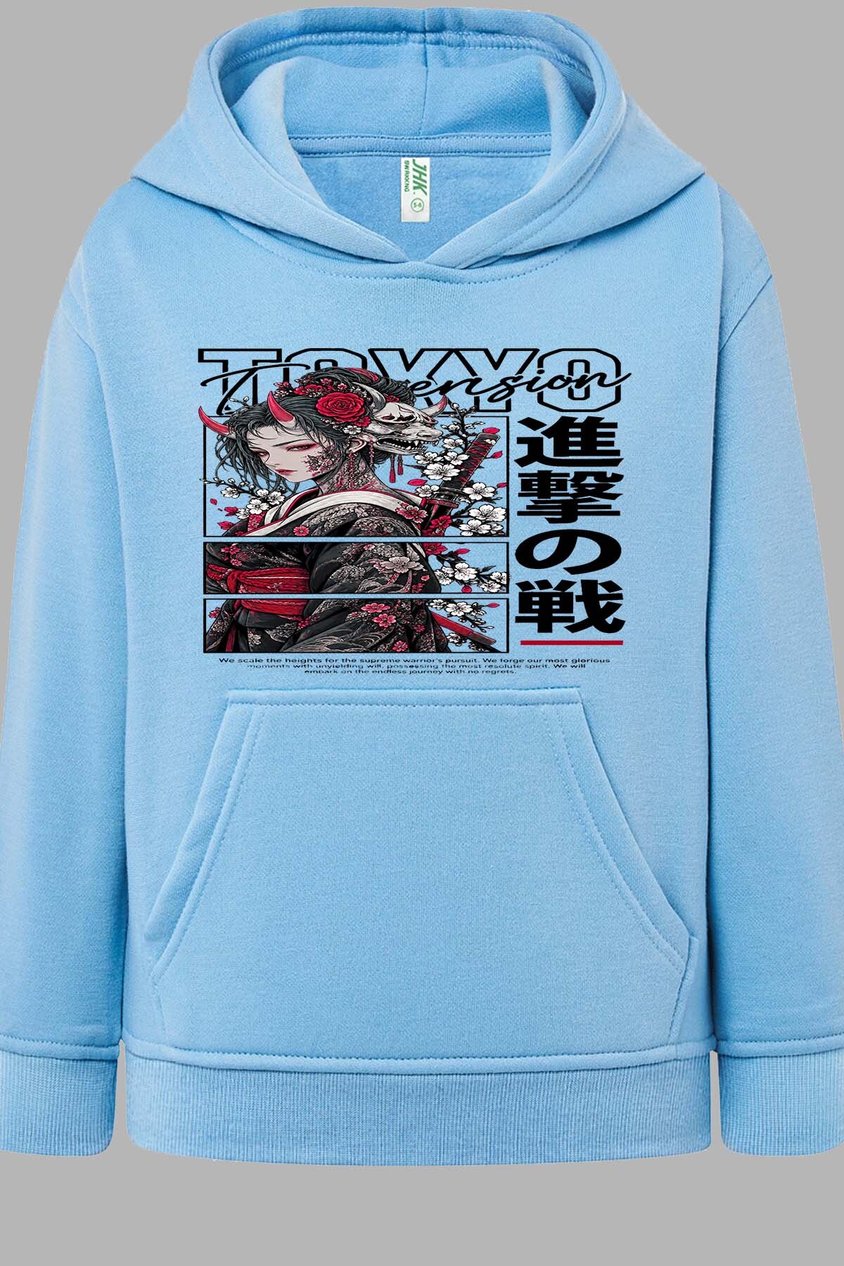 Grossiste I.A.L.D FRANCE - Japanese Crane - Sweat Capuche Fille