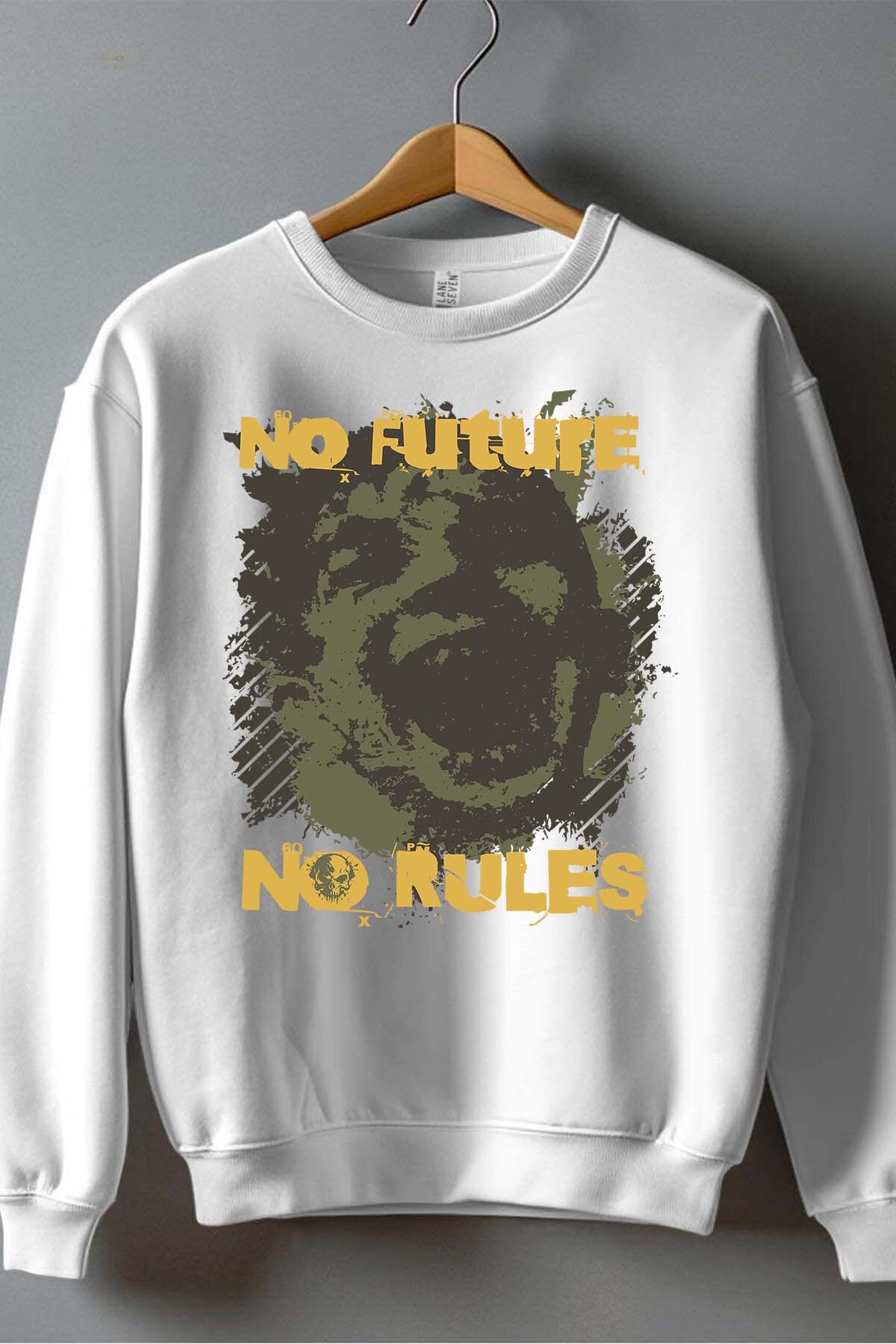 Grossiste I.A.L.D FRANCE - No Future Rules - Sweat Col Rond Garçon
