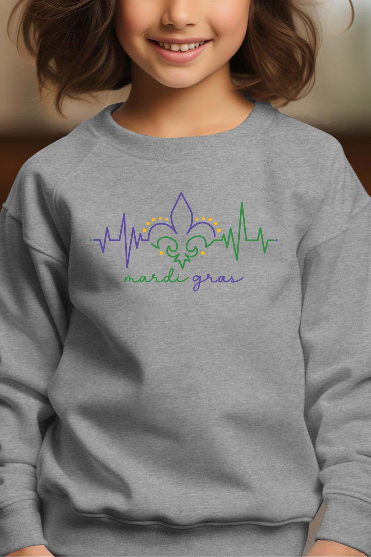 Wholesaler I.A.L.D FRANCE - Vibes Line - Crewneck sweatshirt Girl