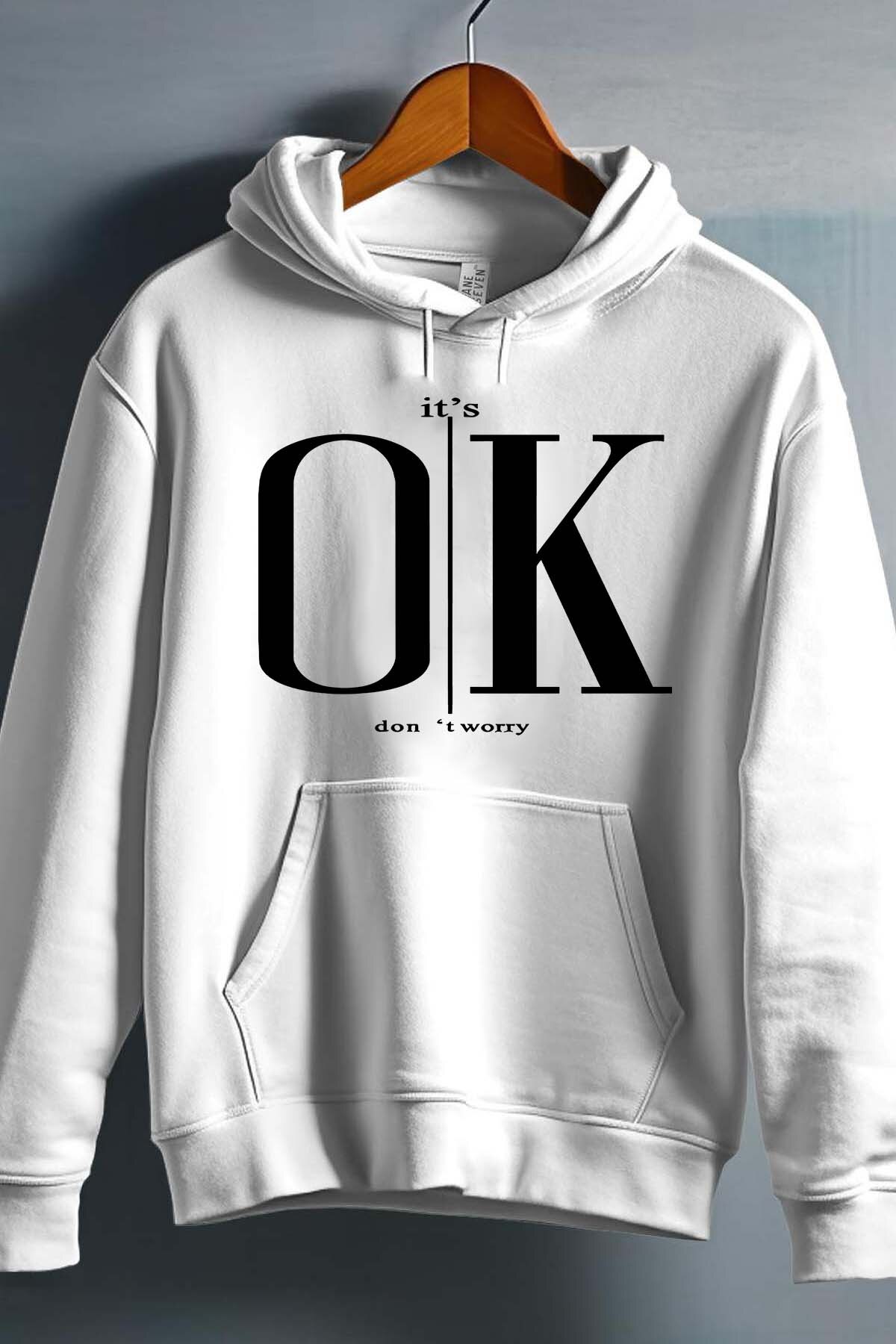Grossiste I.A.L.D FRANCE - OK dont worry - Sweat Capuche Fille