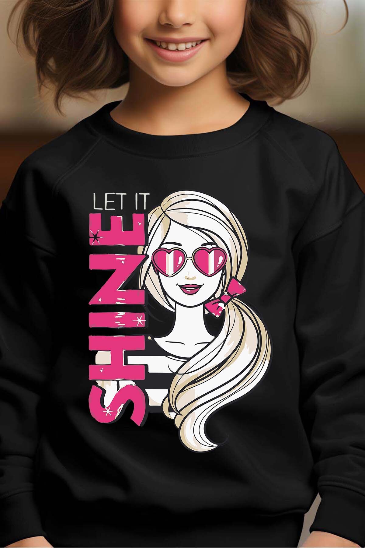 Großhändler I.A.L.D FRANCE - Lass es strahlen - Rundhals-Sweatshirt Mädchen